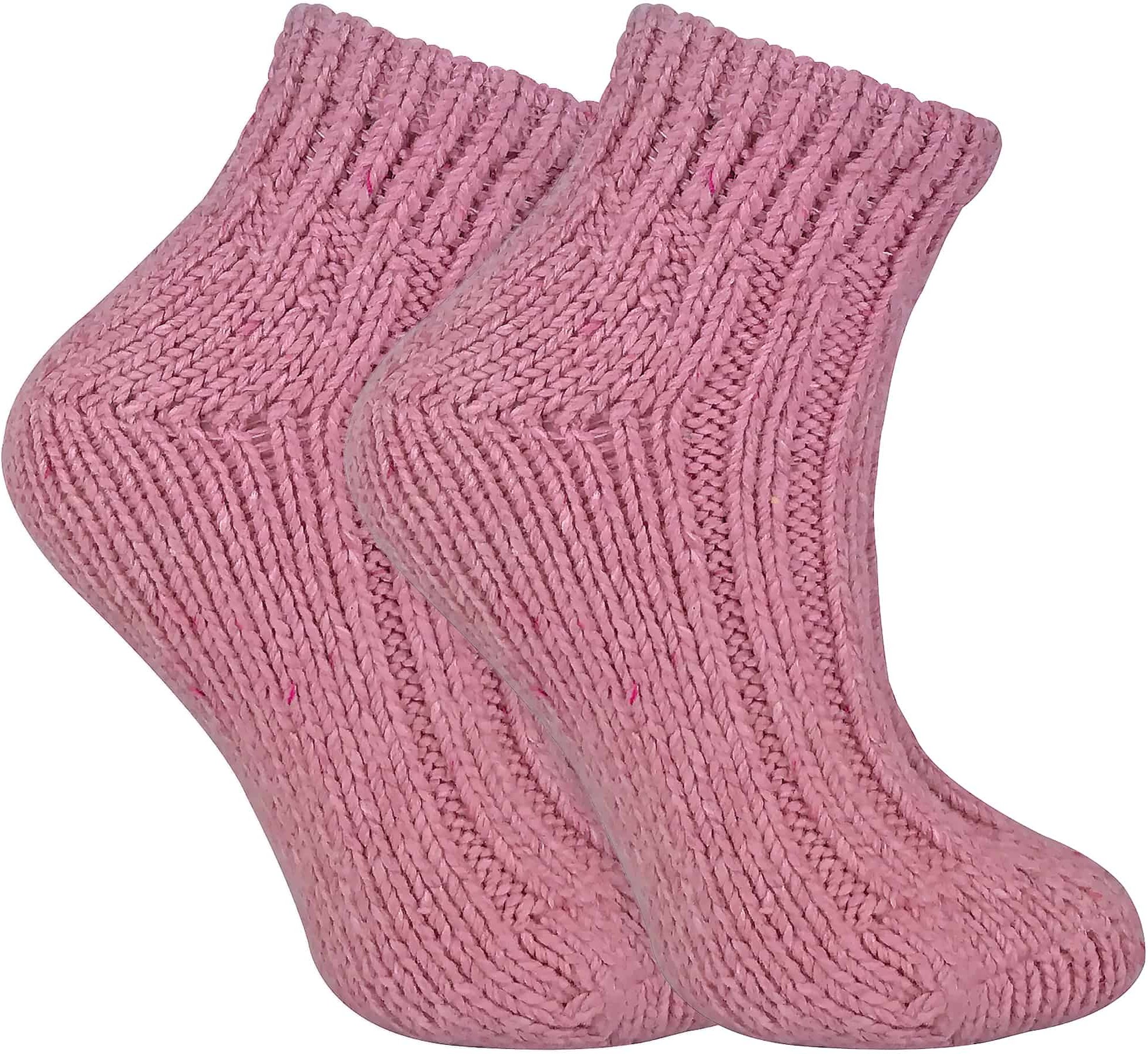 Sock Snob Damen-Stiefelettensocken aus grober, gerippter Wolle mit niedrigem Schnitt