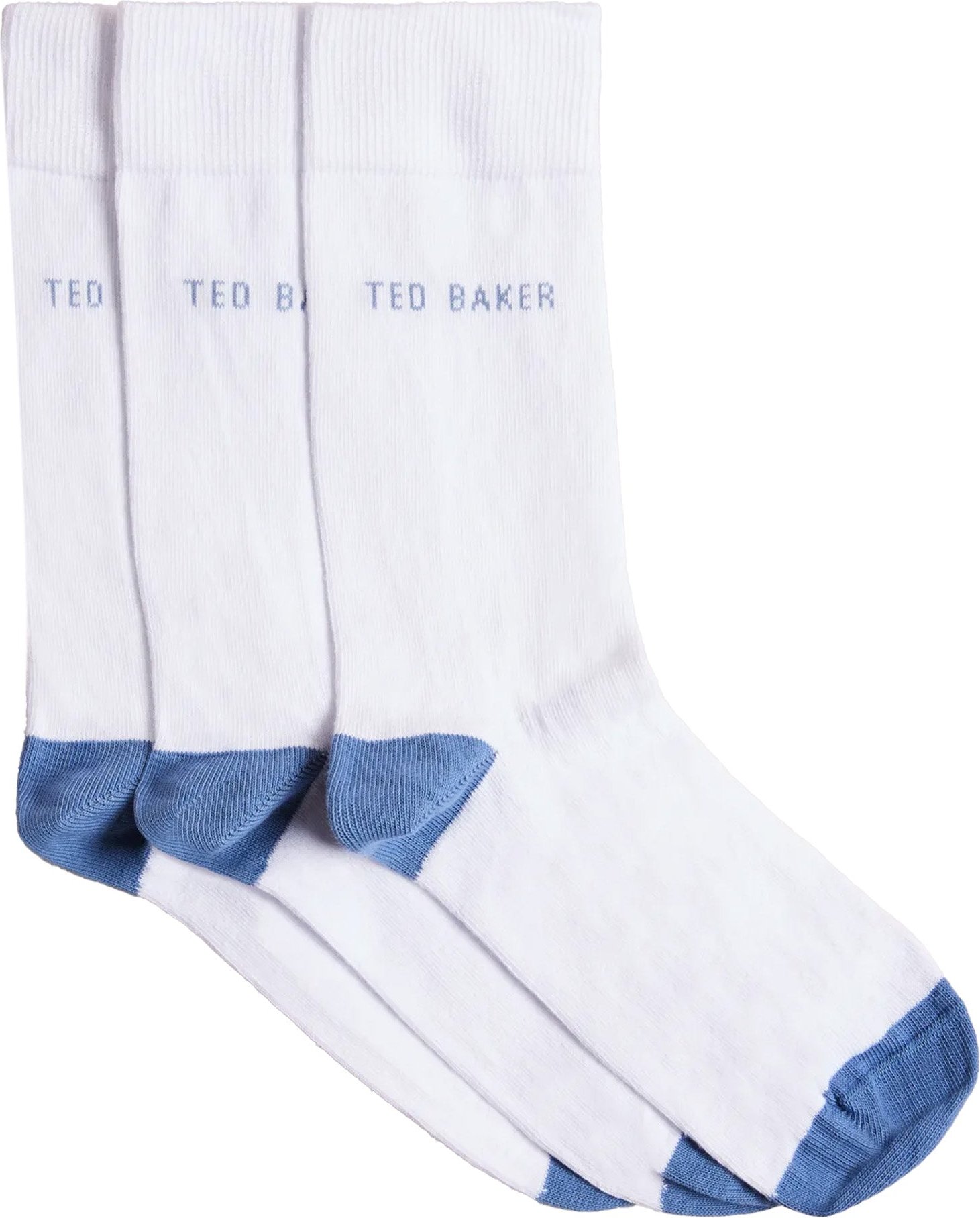 Ted Baker – 3er-Pack weiße Herrensocken