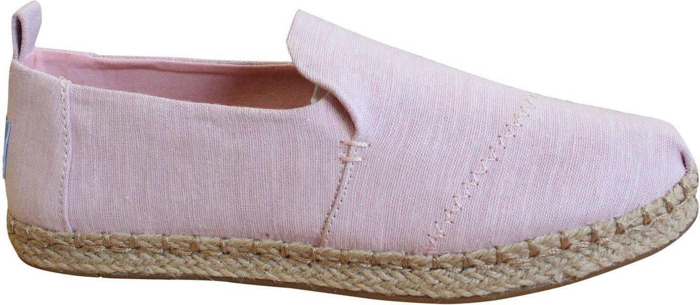 Toms dekonstruierte rosa Espadrilles