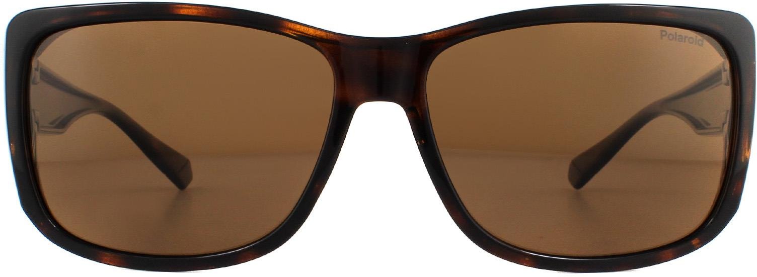 Lunettes de soleil Polaroid Suncovers PLD 9016 / S 086 He Havana Brown Copper Polarisé