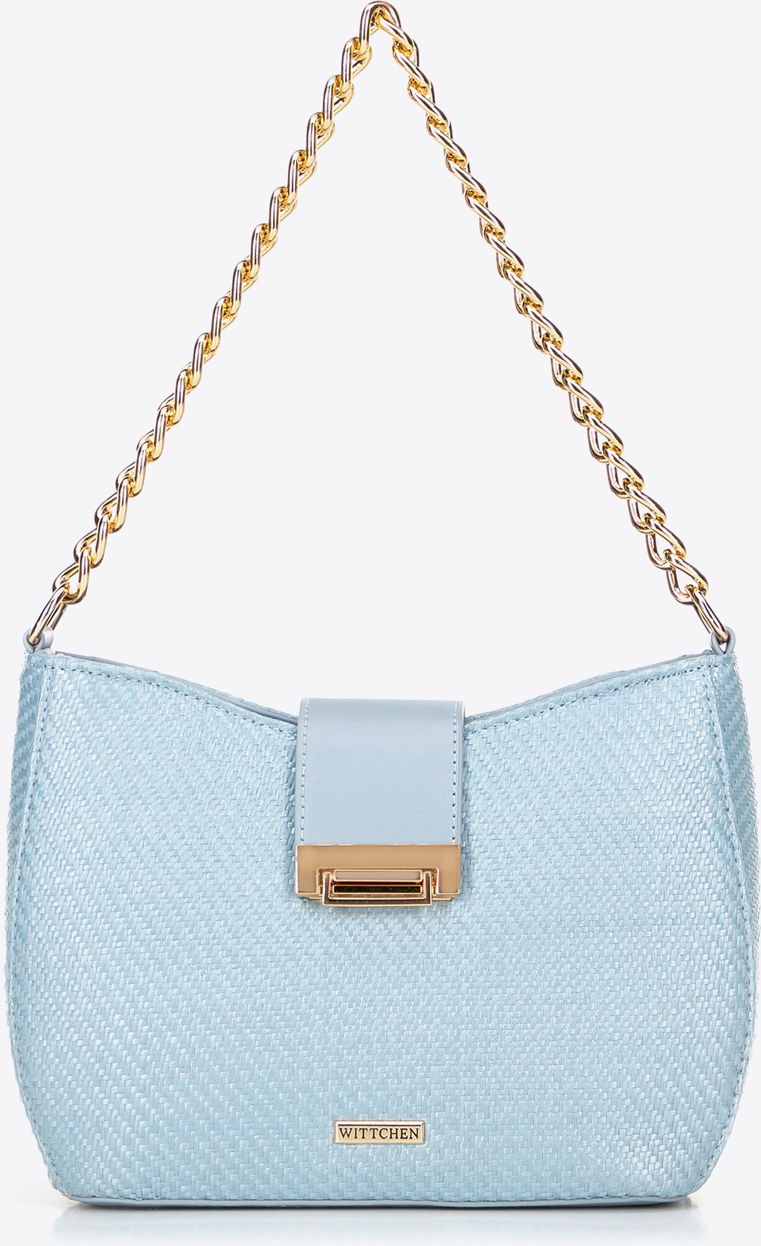 Wittchen Damen-Umhängetasche, gewebt, blau, Polypropylen