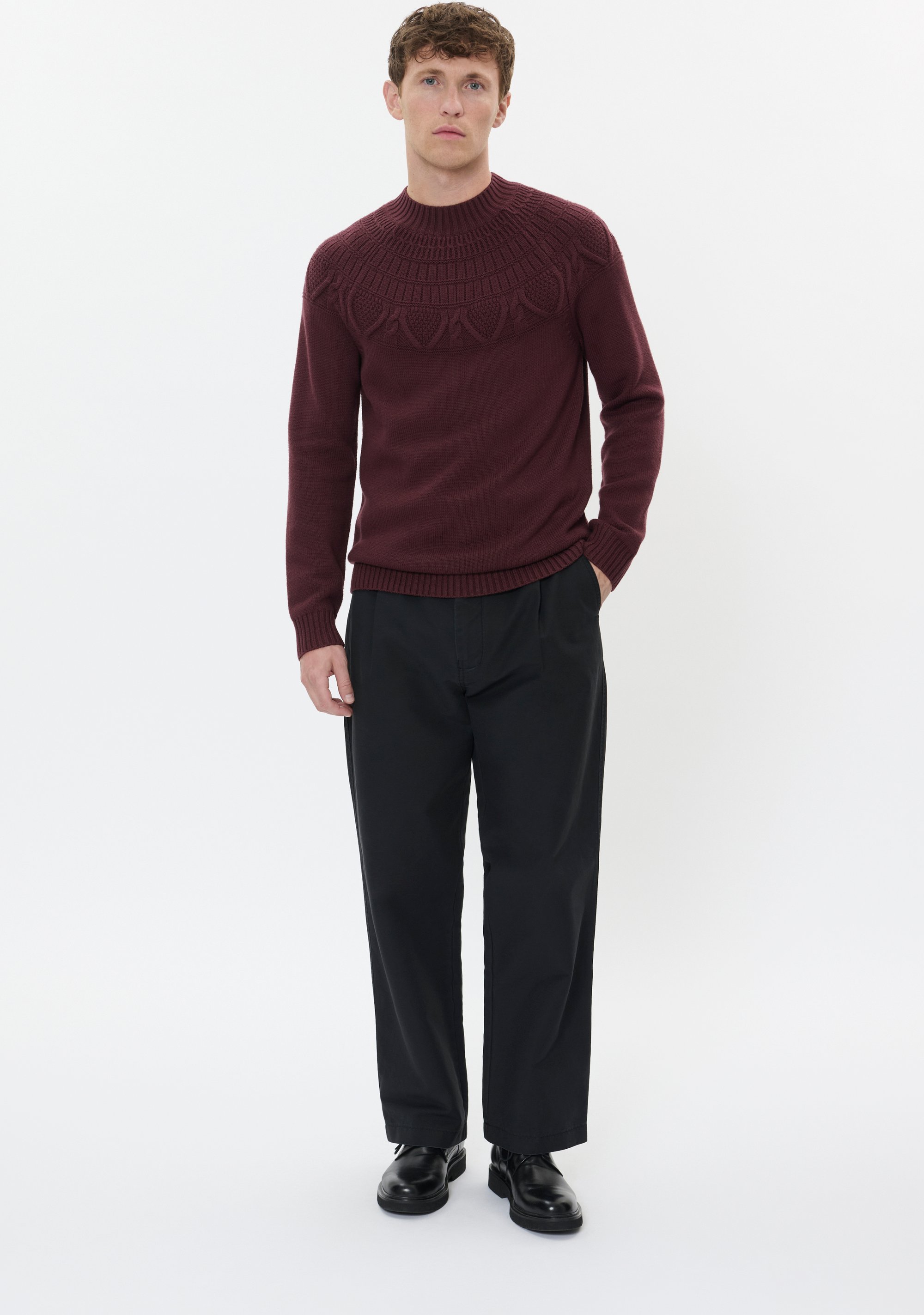 Strickpullover MAjobo Gerade Passform brown