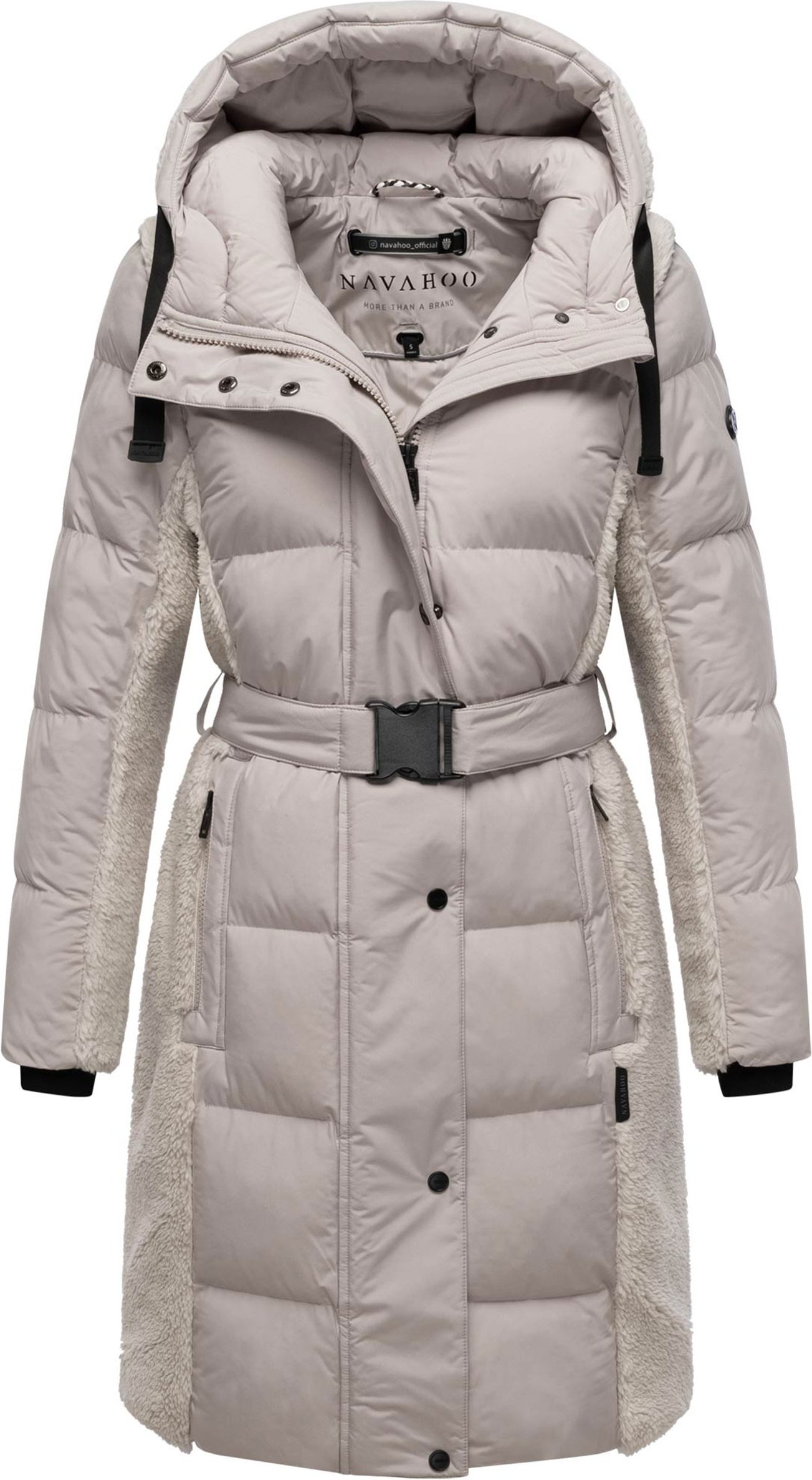 Navahoo Damen Wintermantel Funkelteddy – stilvoll, warm & modern