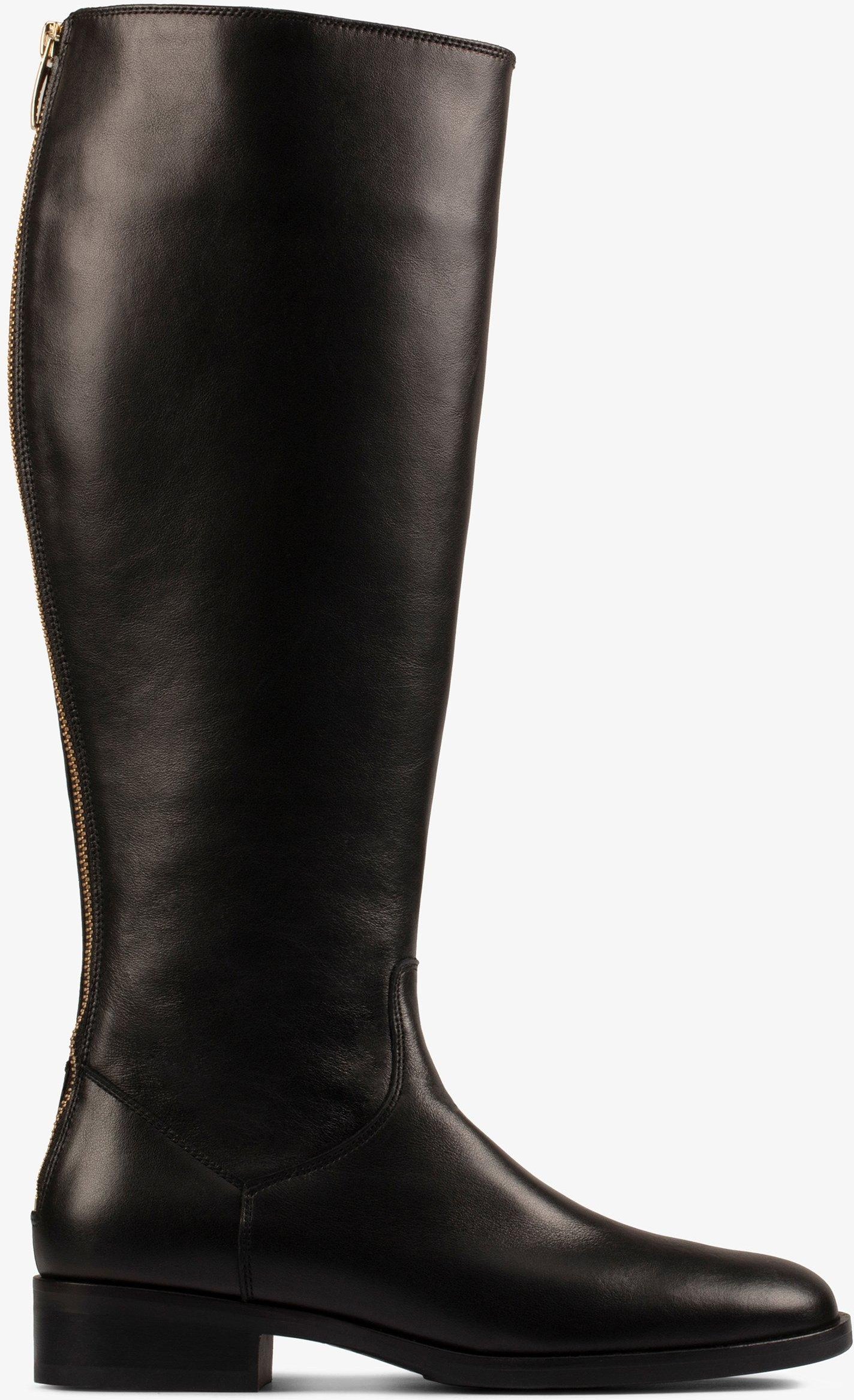 Pure Ride schwarze Lederstiefel