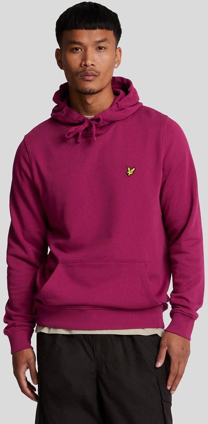 Thumbnail - Lyle & Scott - Kapuzenpullover Zum Überziehen für Herren (Burgunderrot)