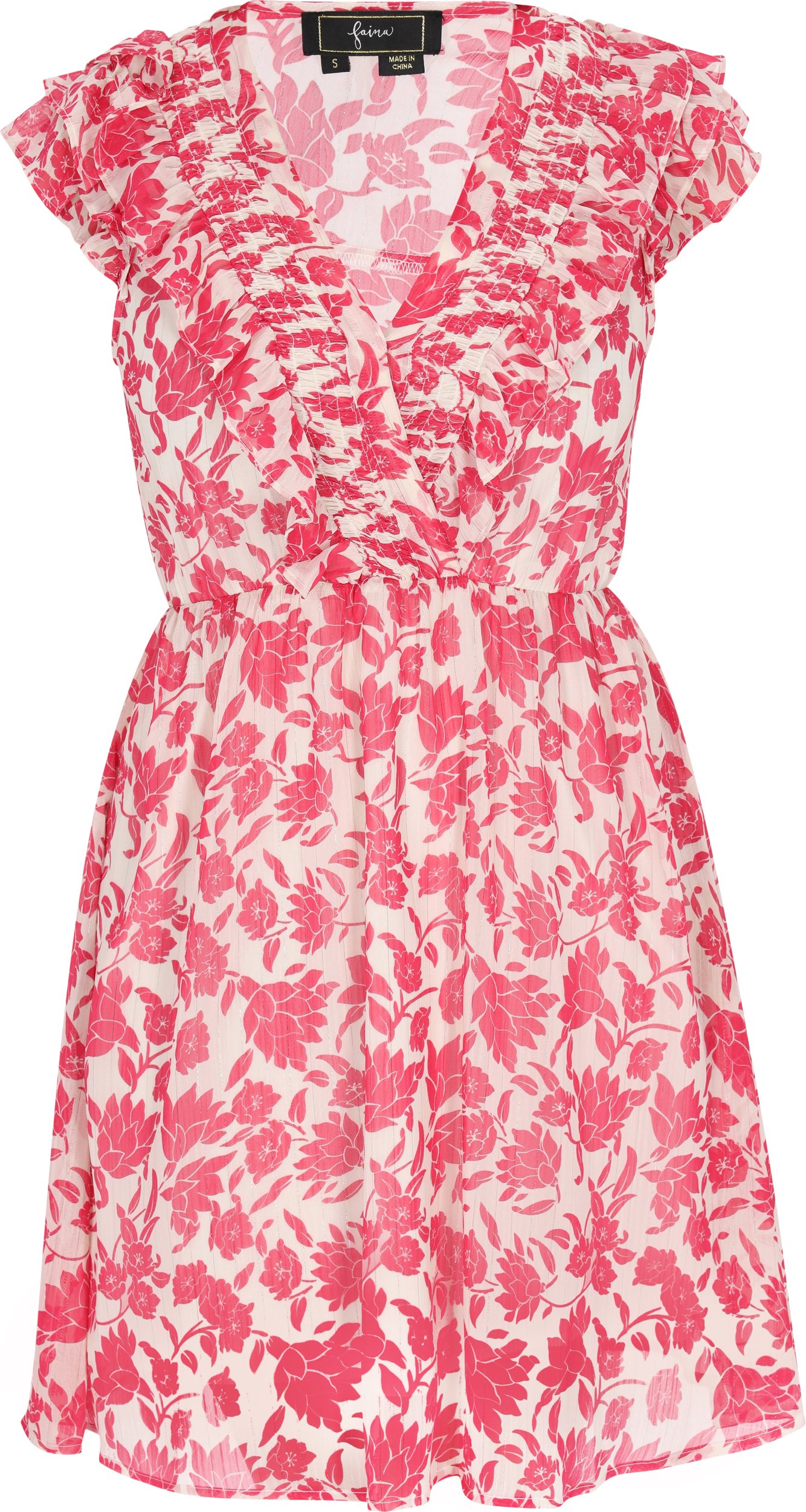 Faina Kleid Frauen rosa weiß