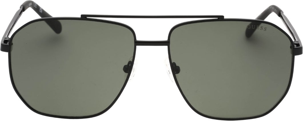 Guess grüne Linse matte schwarze Sonnenbrille