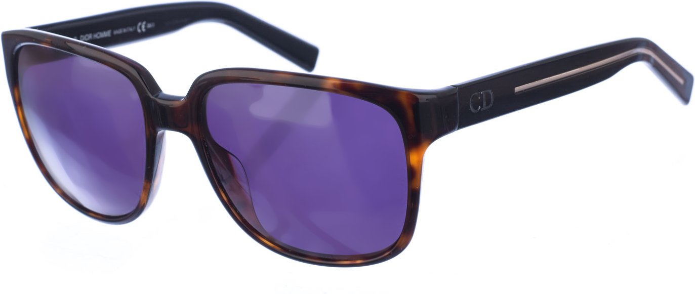BLACKTIE146S ovale Acetat-Sonnenbrille für Herren