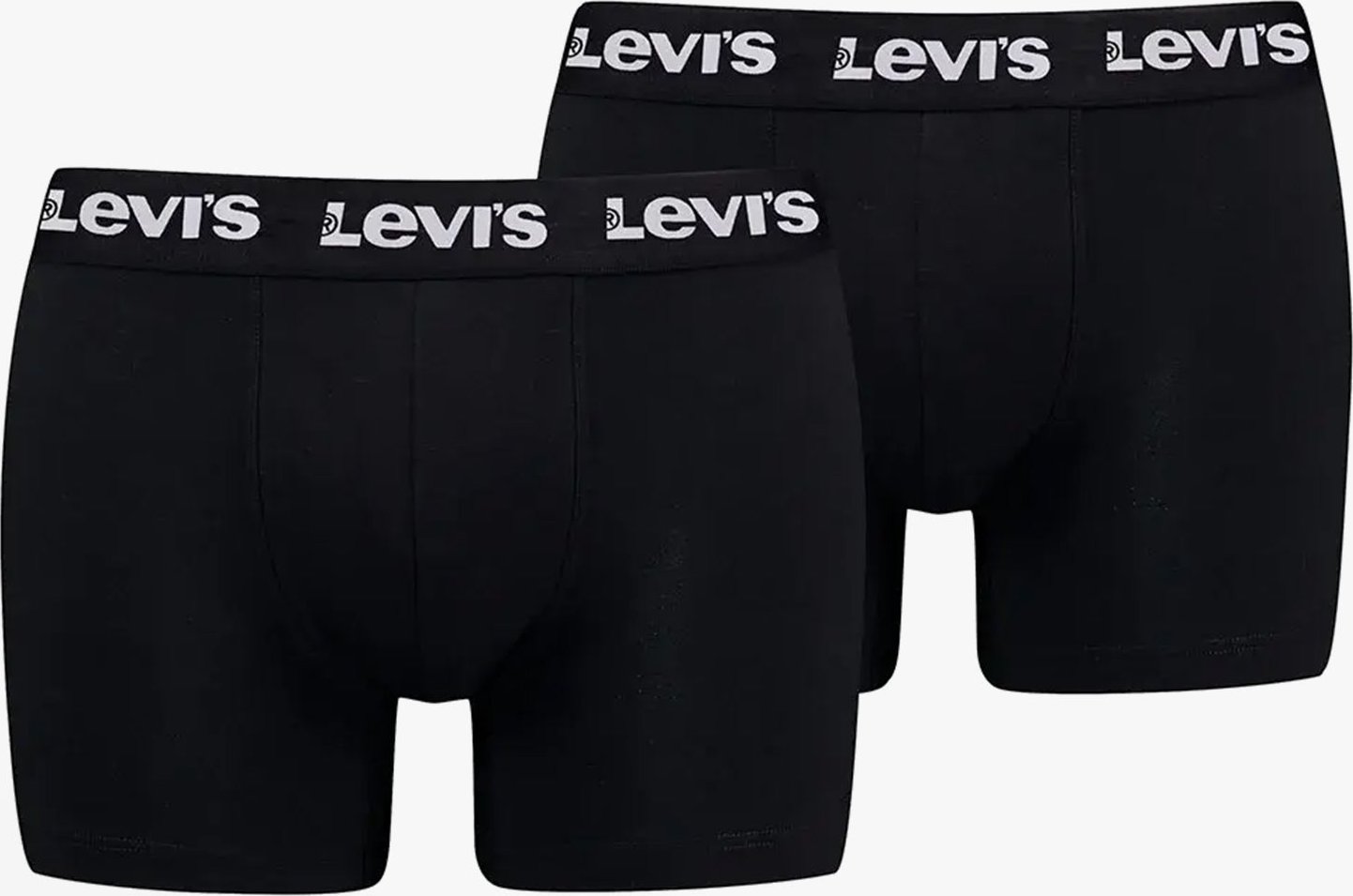 Levi's Repeat Logo Herren 3er-Pack Boxershorts Schwarz