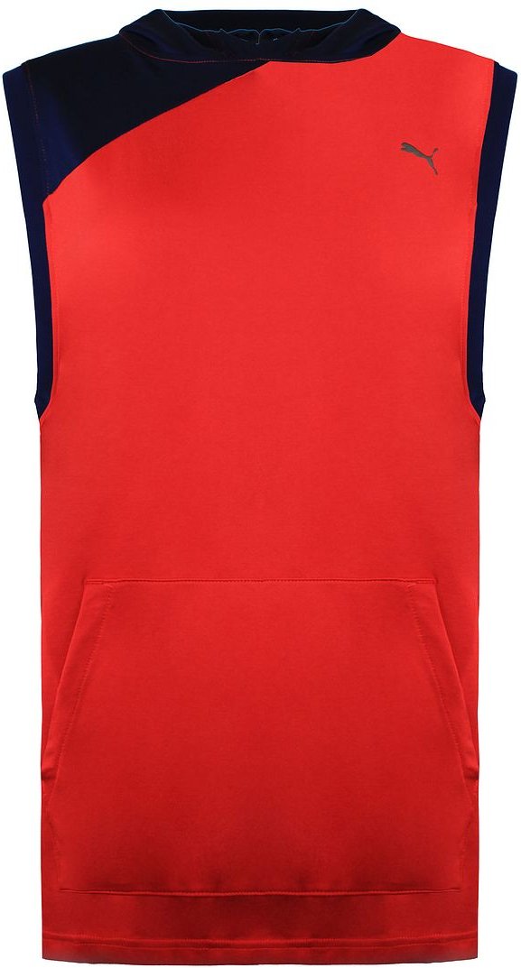 Puma ACE Damen-Kapuzenweste, Rot/Marineblau