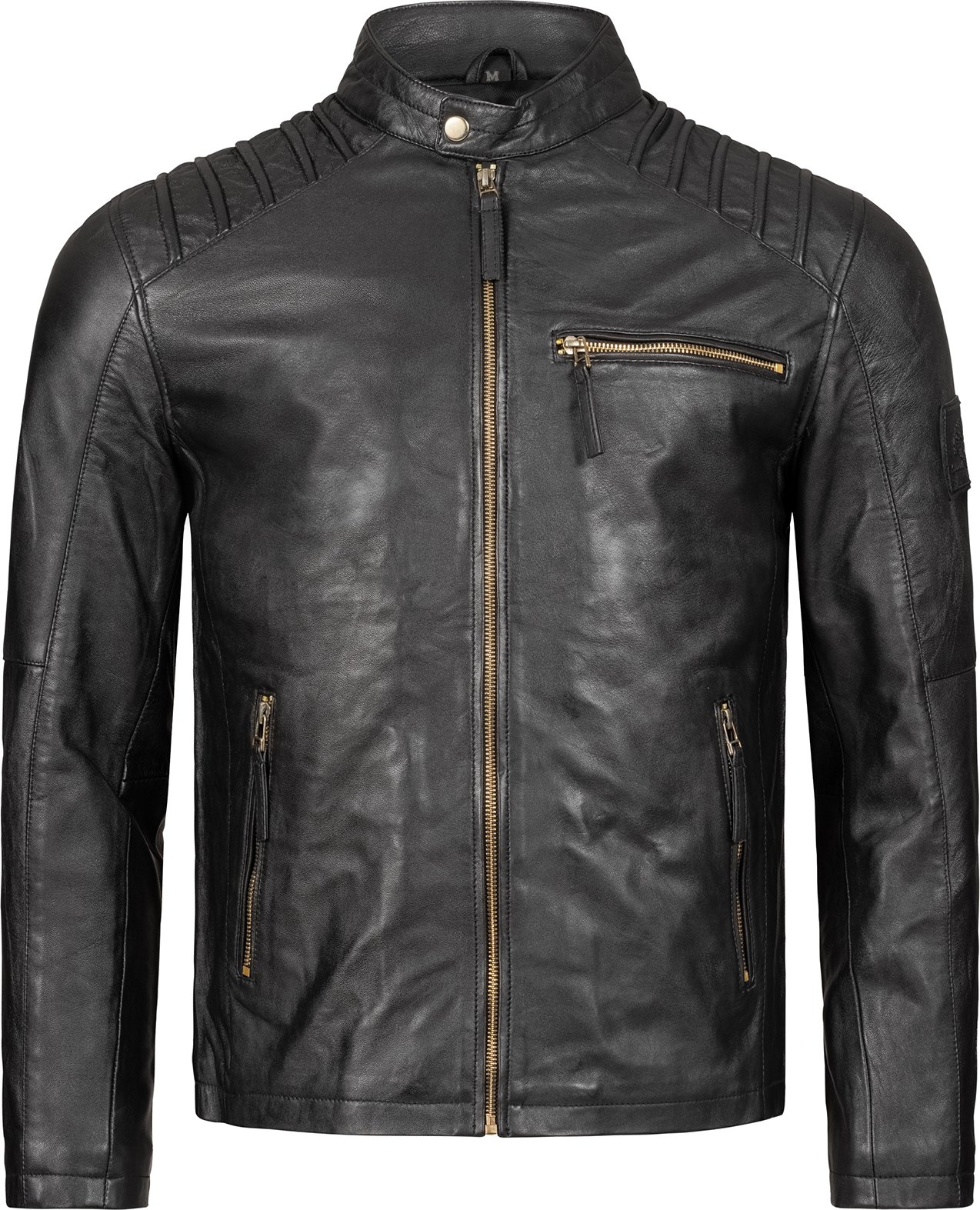 Thumbnail - Rock Creek Lederjacke Schwarz