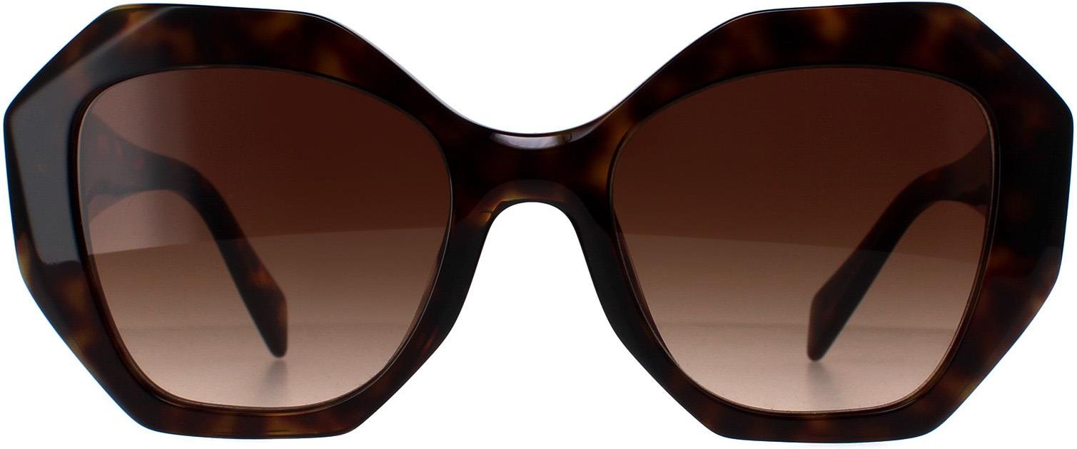 Prada Rund Damen Schildpatt Braun Farbverlauf PR16WS