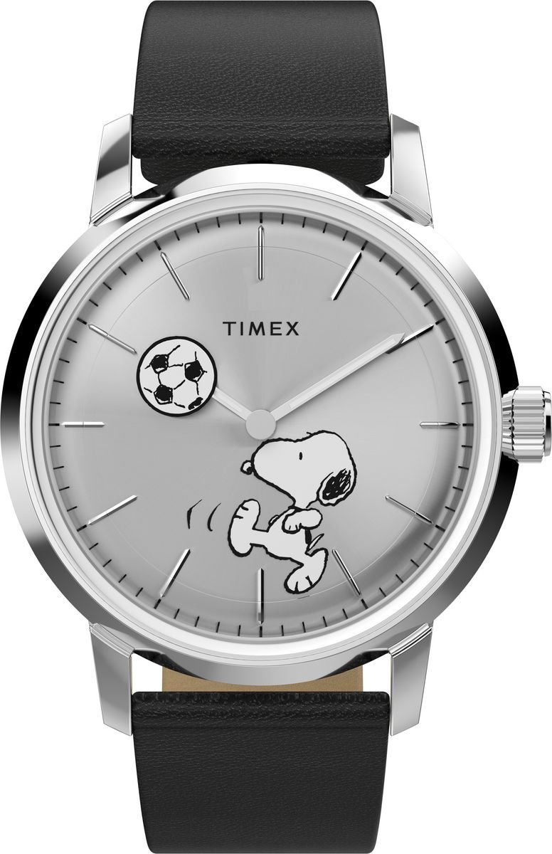 Timex Peanuts Marlin Schwarz Herren Armbanduhr TW2Y53800