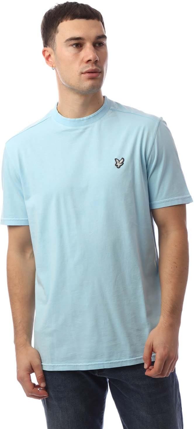 Lyle & Scott - T-Shirt für Herren, Rundhalsausschnitt, Natürlich gefärbt (Blau)