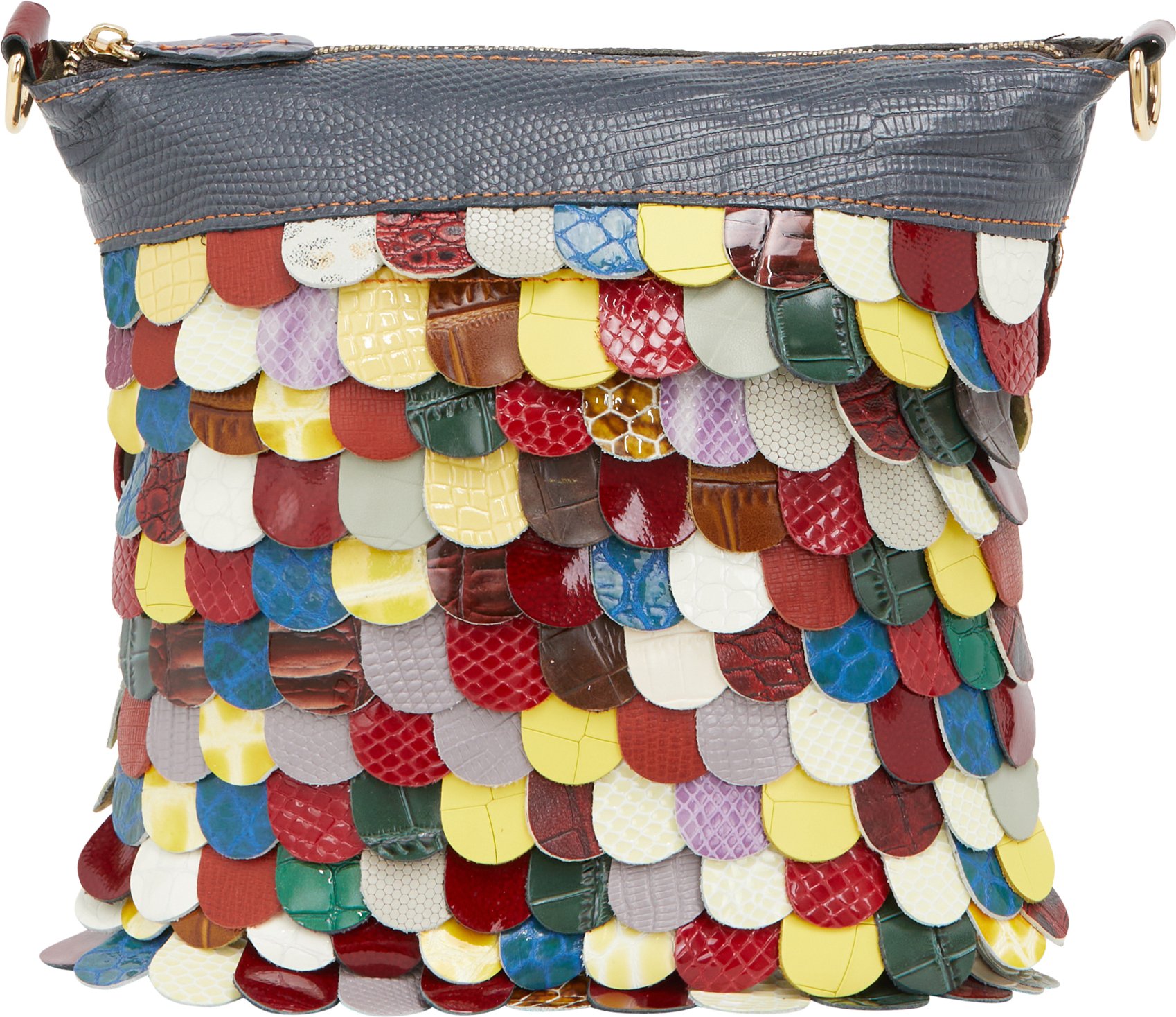 IZIA Umhängetasche Umhängetasche Frauen Dunkelrot Multicolor