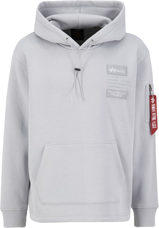 Patch Loose Fit Hoodie