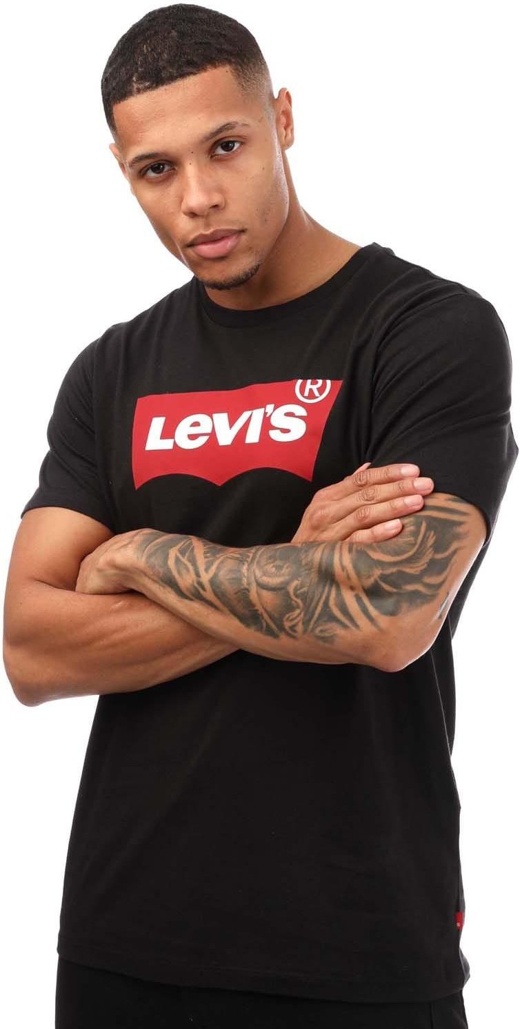 Levis - T-Shirt Eingesetzt für Herren (Schwarz)
