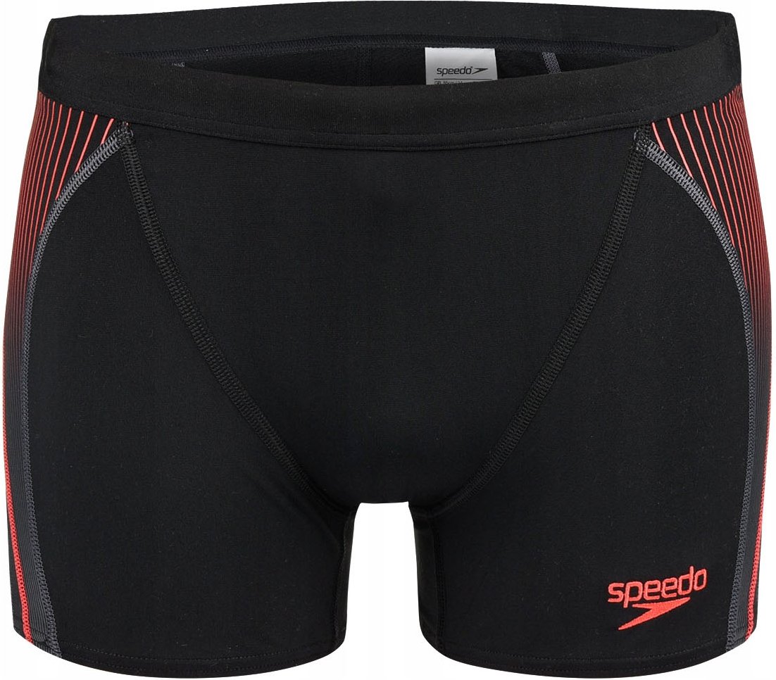 Speedo -Gradienten -Platzierung Herren Aquashorts Black Red Badebode 8 12152C731