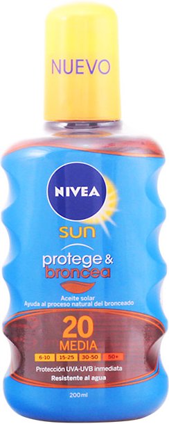 Sonnenschutz- Und Bräunungsöl Spf20, 200 ml