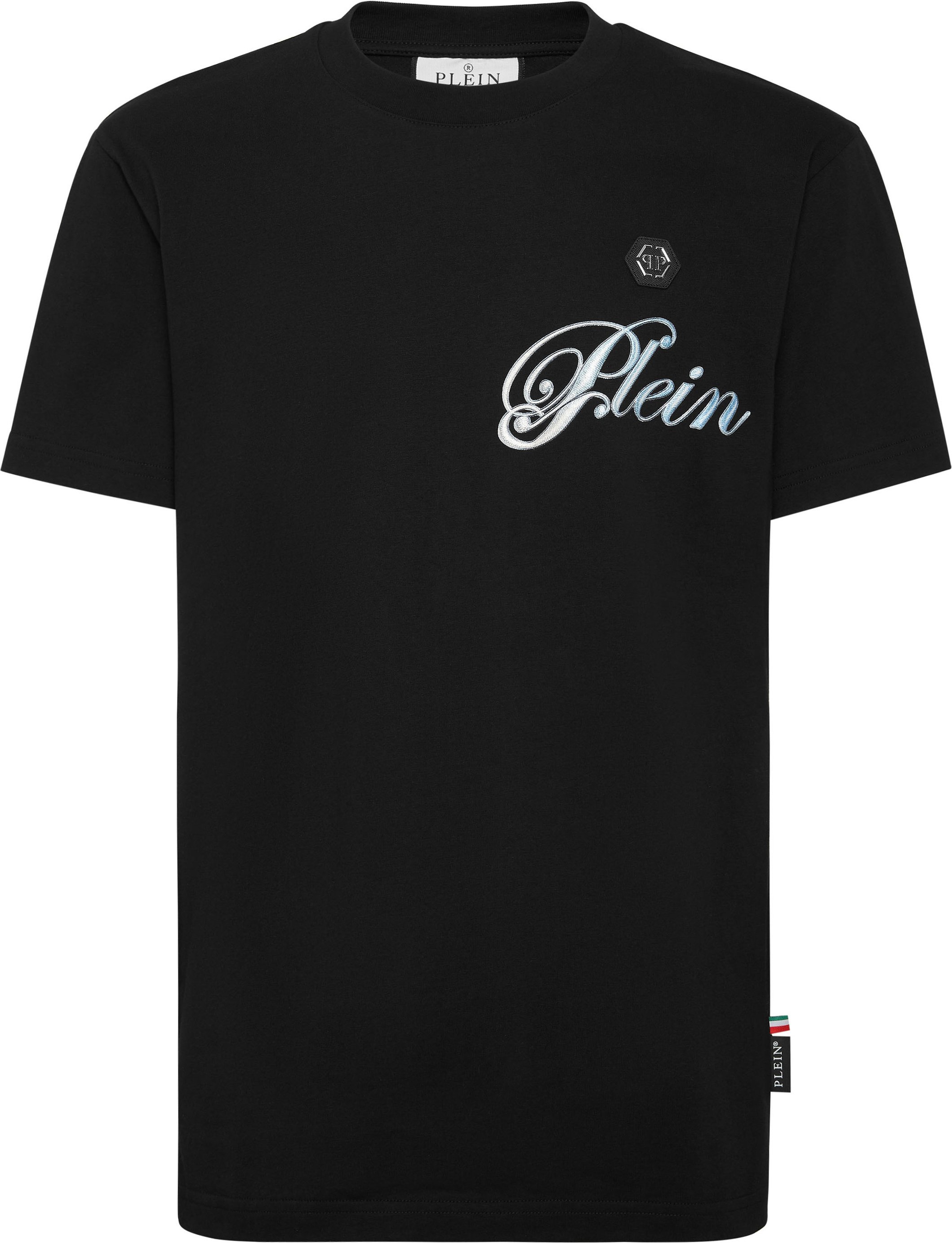 Round Neck T-Shirt Gradient Skull