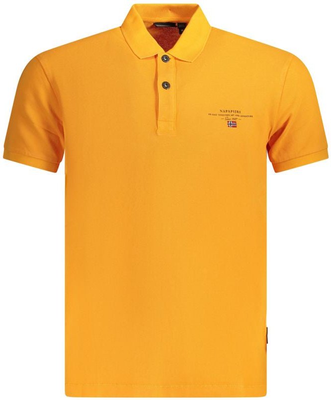 Napapijri Arancione Baumwoll Herren Poloshirt