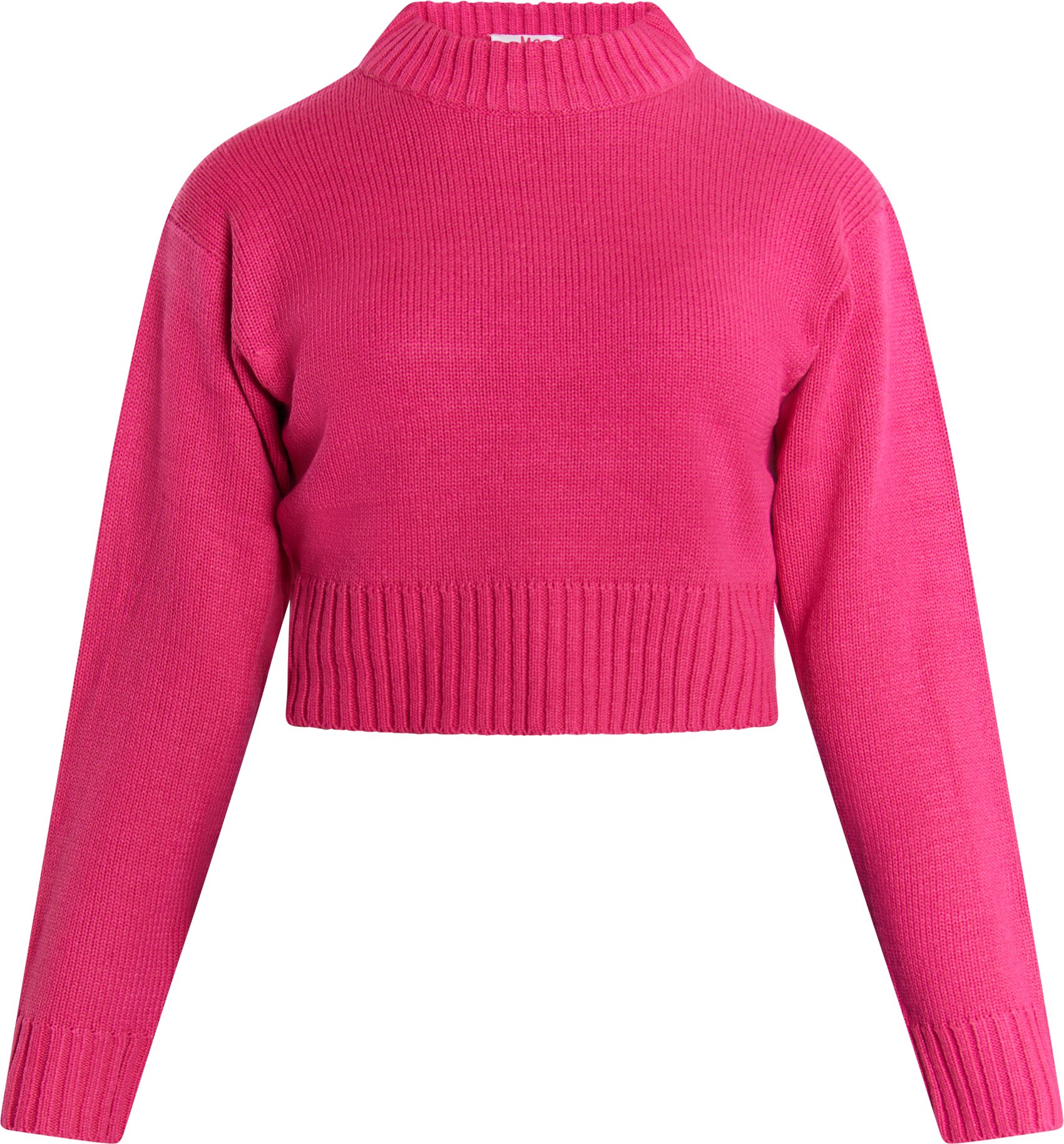 Mymo Kurzer Pullover Damen Rosa