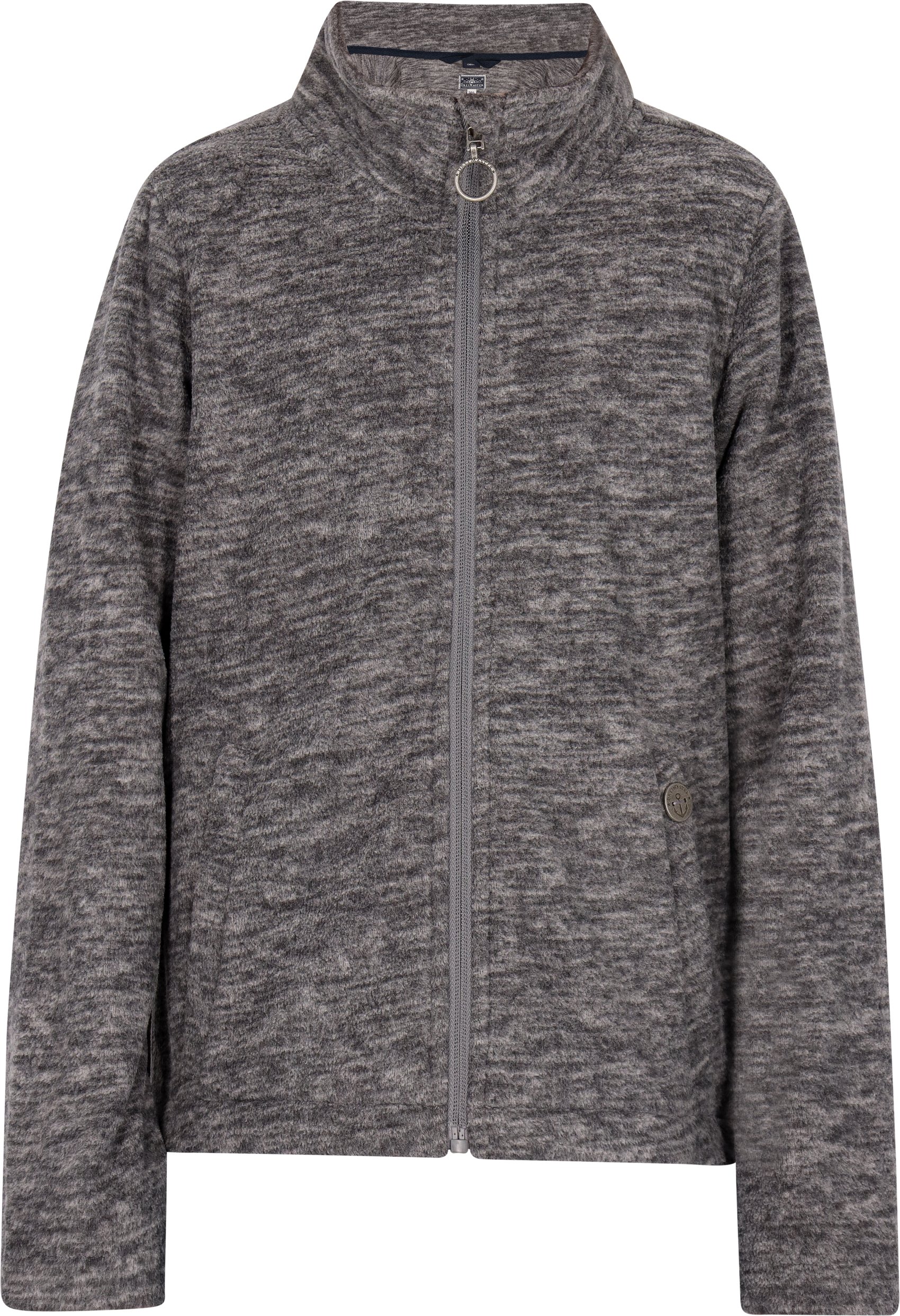 Dreimaster Fleecejacke Mädchen (Kids) grau melange