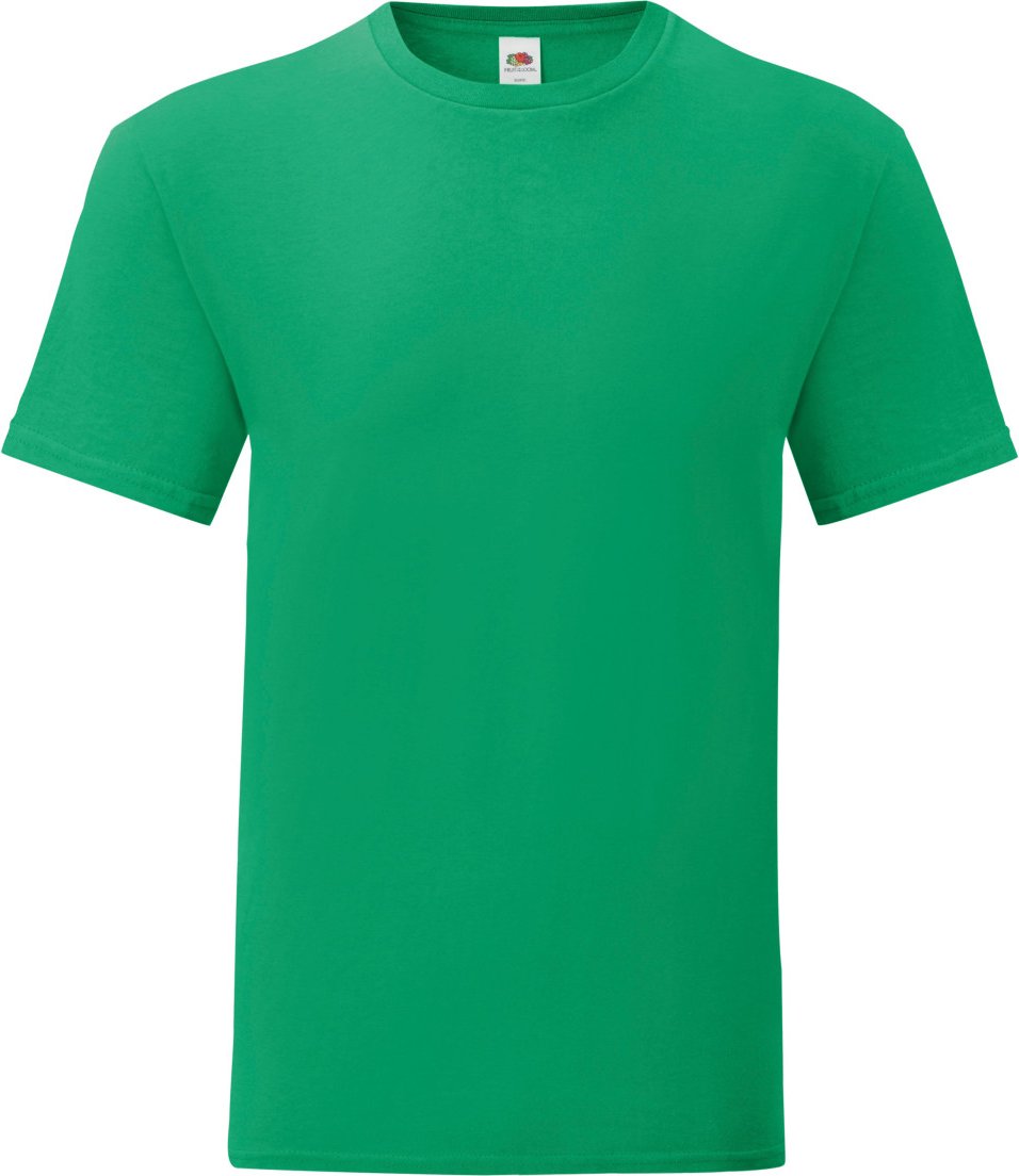 Fruit Of The Loom Herren Iconic T-Shirt (5er Pack) (Kelly Green)