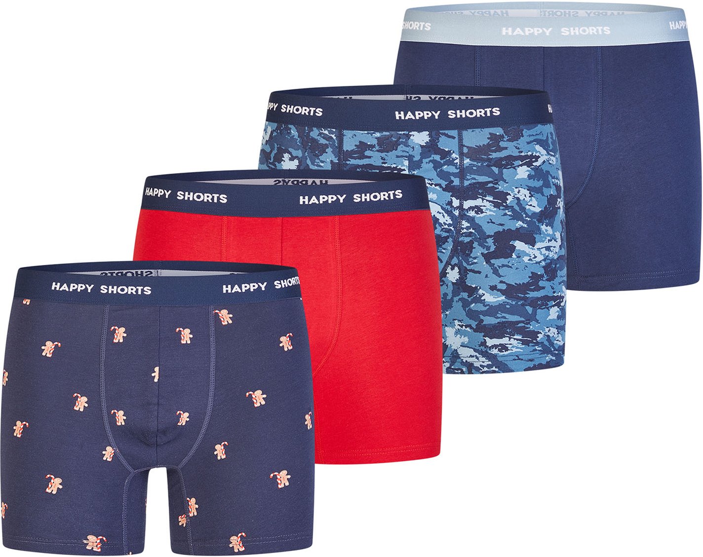 Thumbnail - Happy Shorts Herren Boxer ChristmasBoxershorts, Unterhose, Boxerbriefs