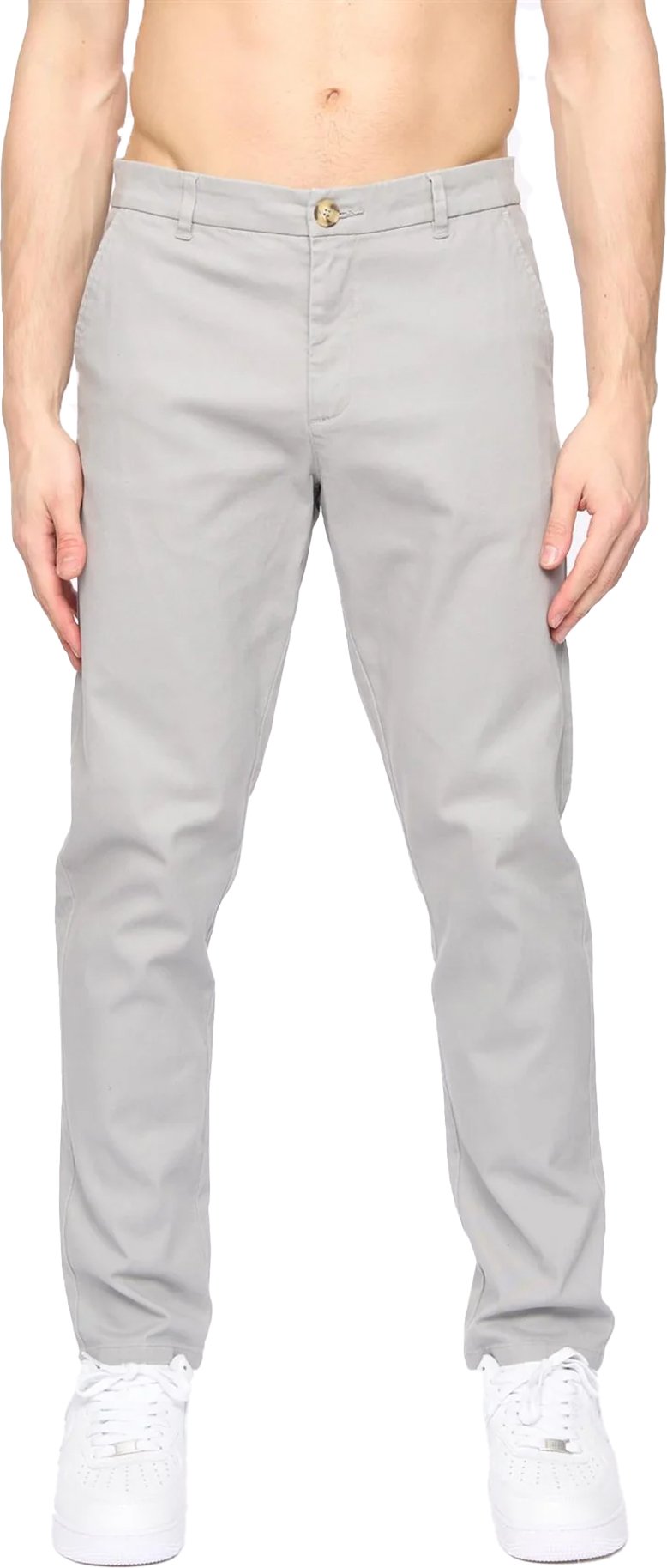 Crosshatch - "Roysden" Chino für Herren (Hellgrau)