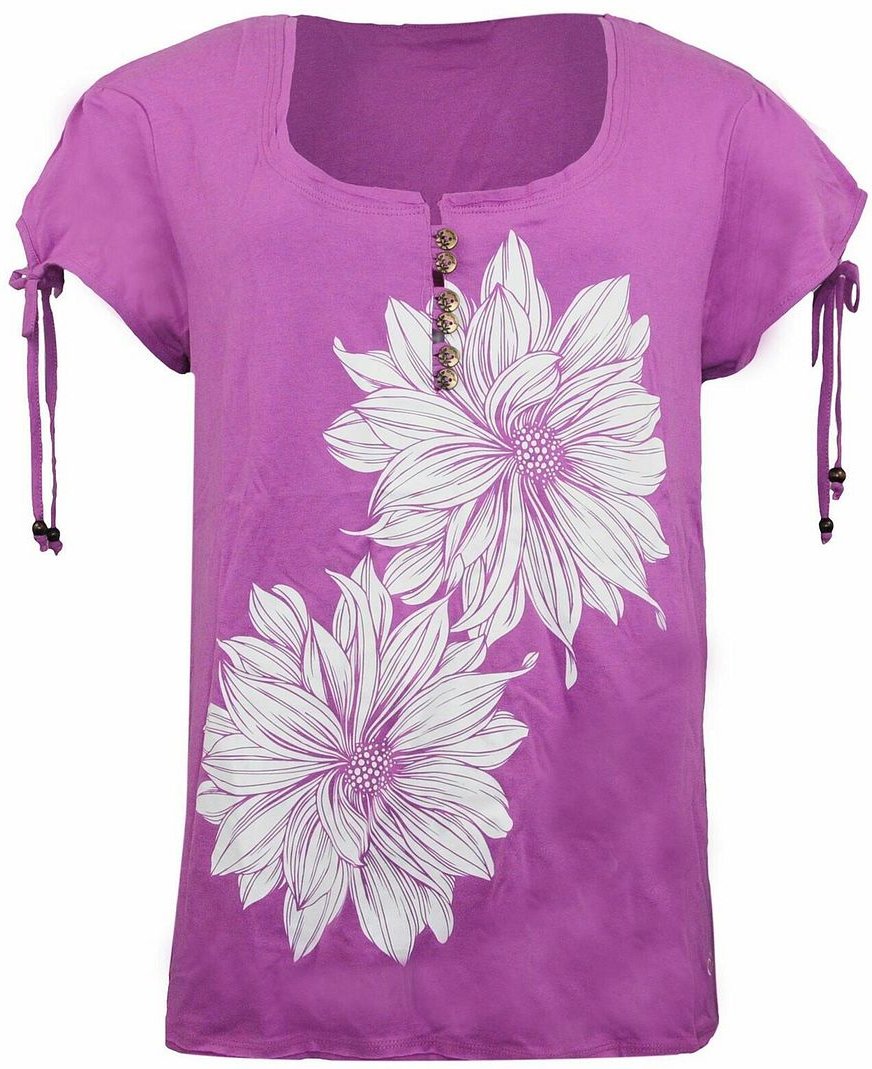 Tier Amberlynn Womens Purple T-Shirt