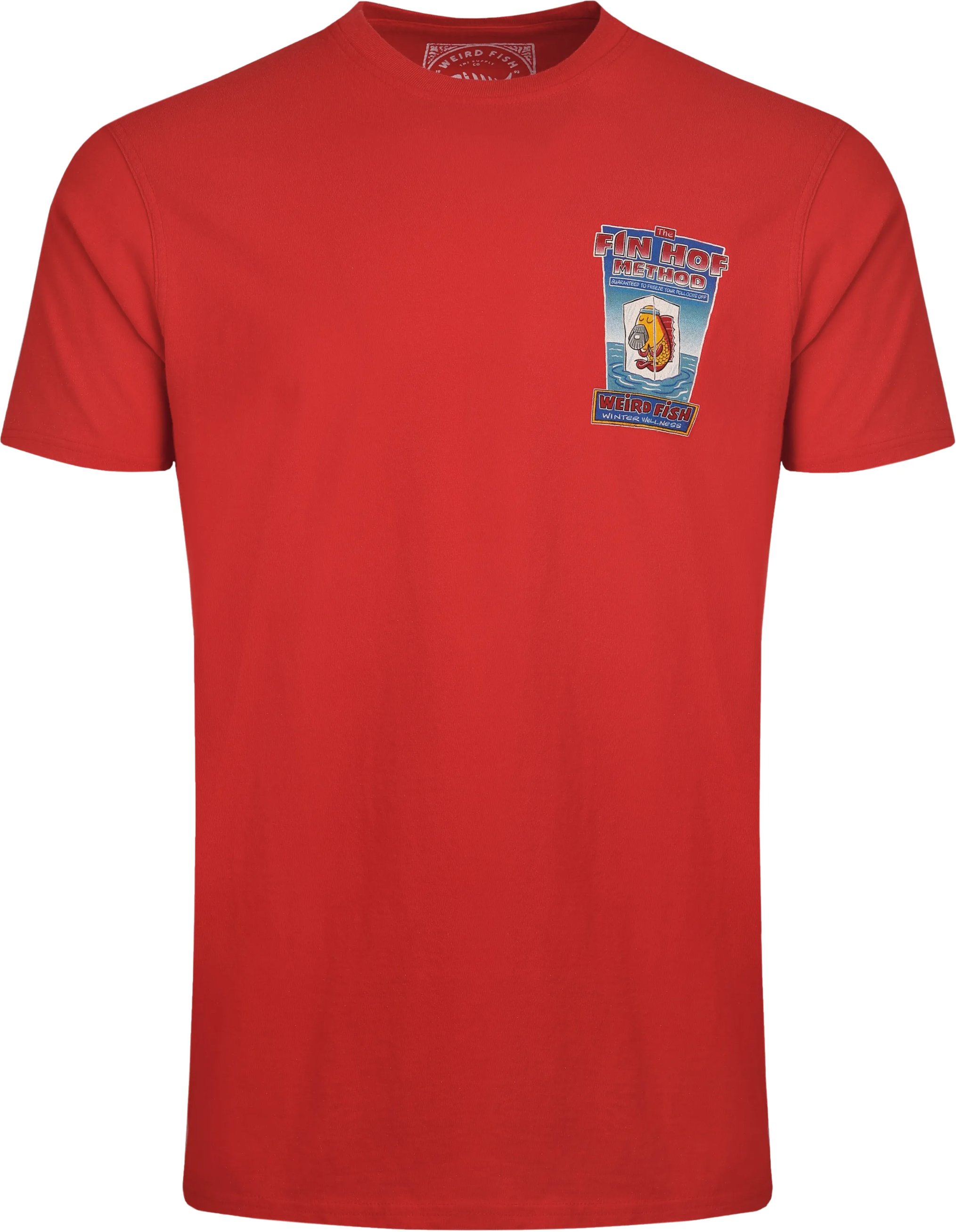 Weird Fish - "Fin Hof" T-Shirt für Herren (Retrorot)