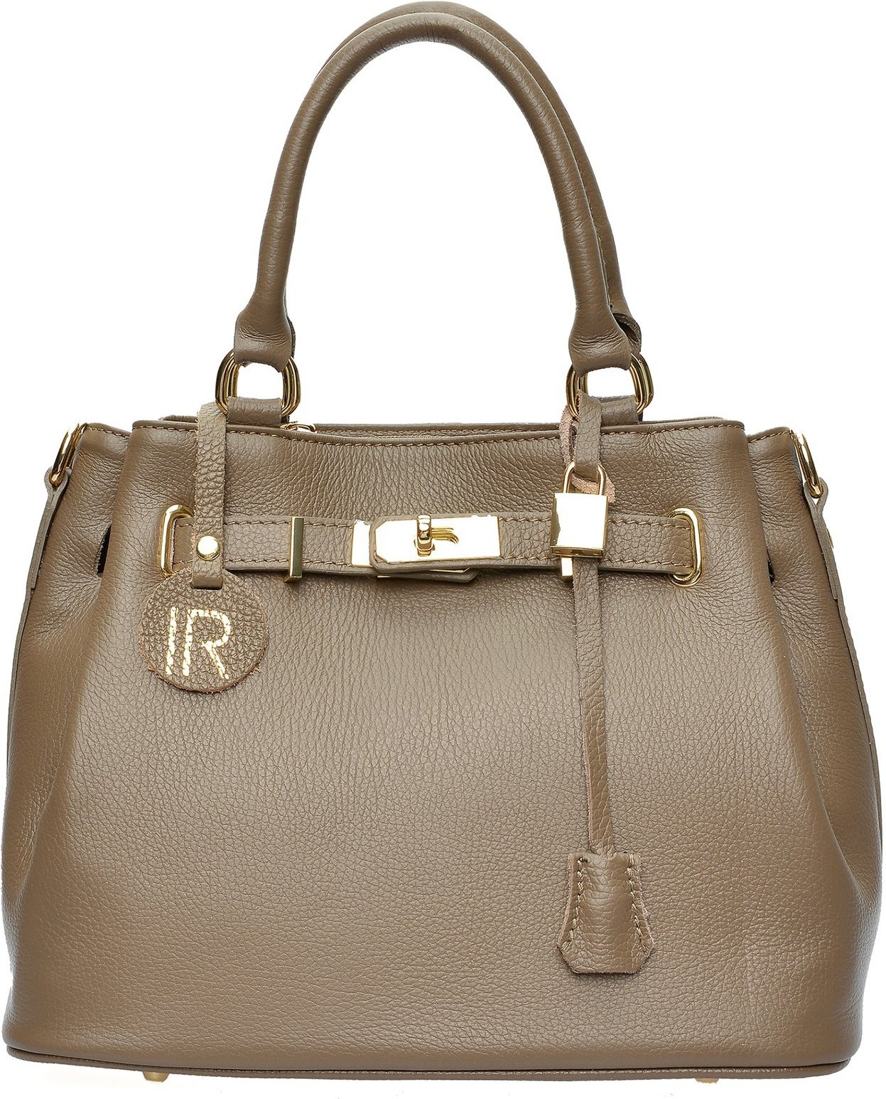 Isabella Rhea Beiger Lederbeutel