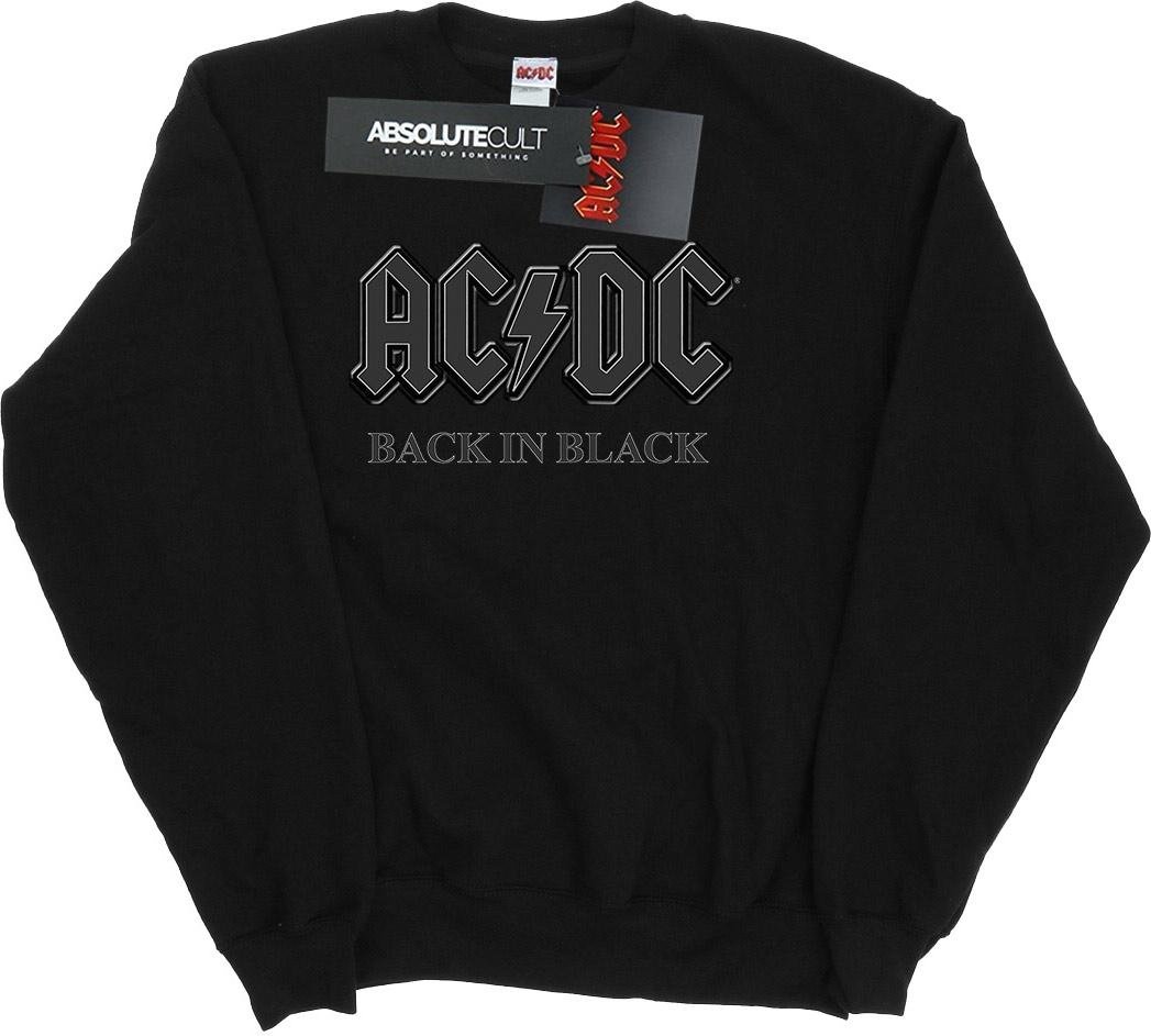 AC/DC - "Back In Black" Sweatshirt für Herren (Schwarz)