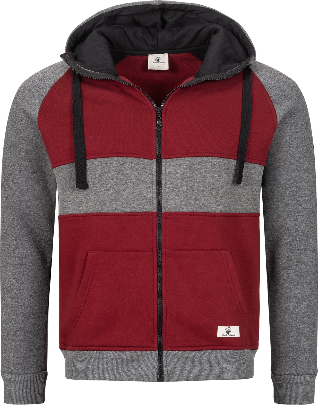 Thumbnail - Rock Creek Kapuzenpullover Hellgrau