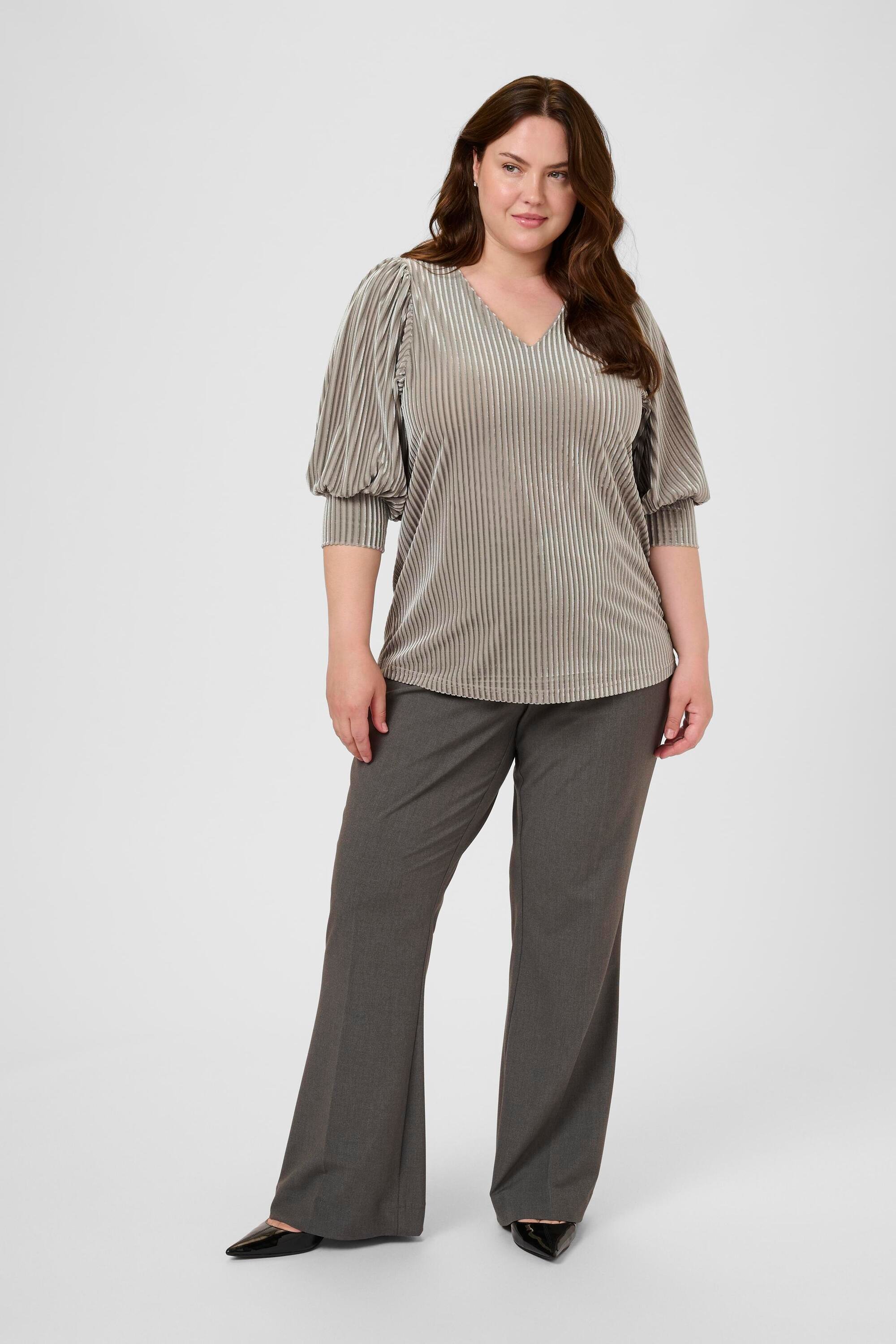 Langarm-Bluse KCcacanna Langarm-Bluse Regular fit grey