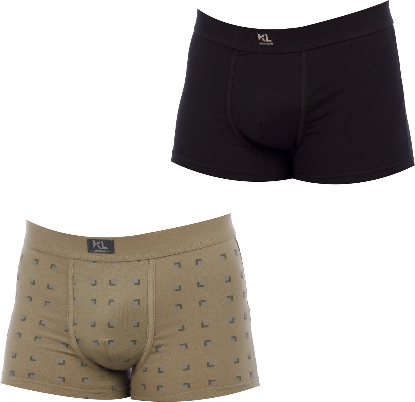 Pack-2 Boxershorts aus atmungsaktivem Stoff KLB2 Herren