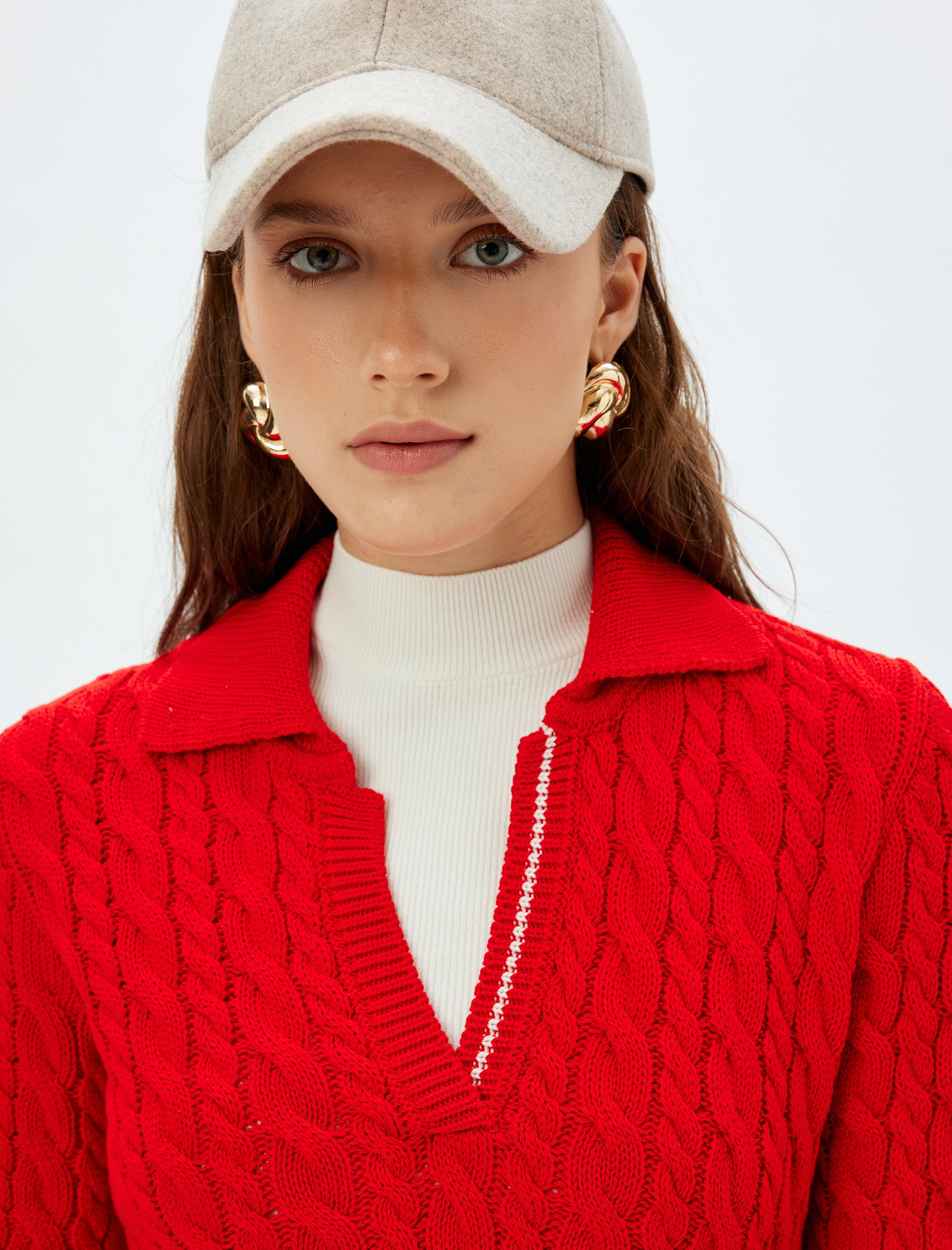 Thumbnail - Koton Sweater Polokragen Regular Sweater