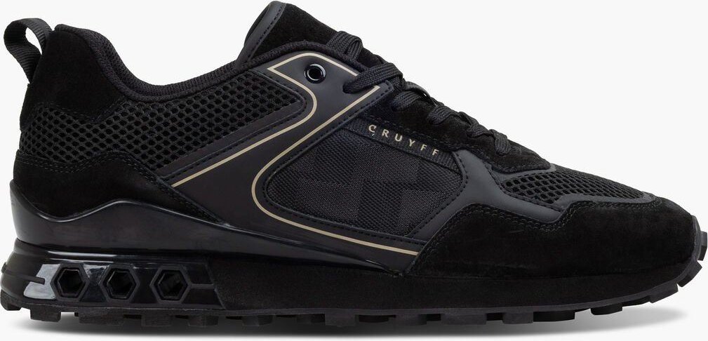 Cruyff Fuori Herren Schwarz/Gold Sneaker
