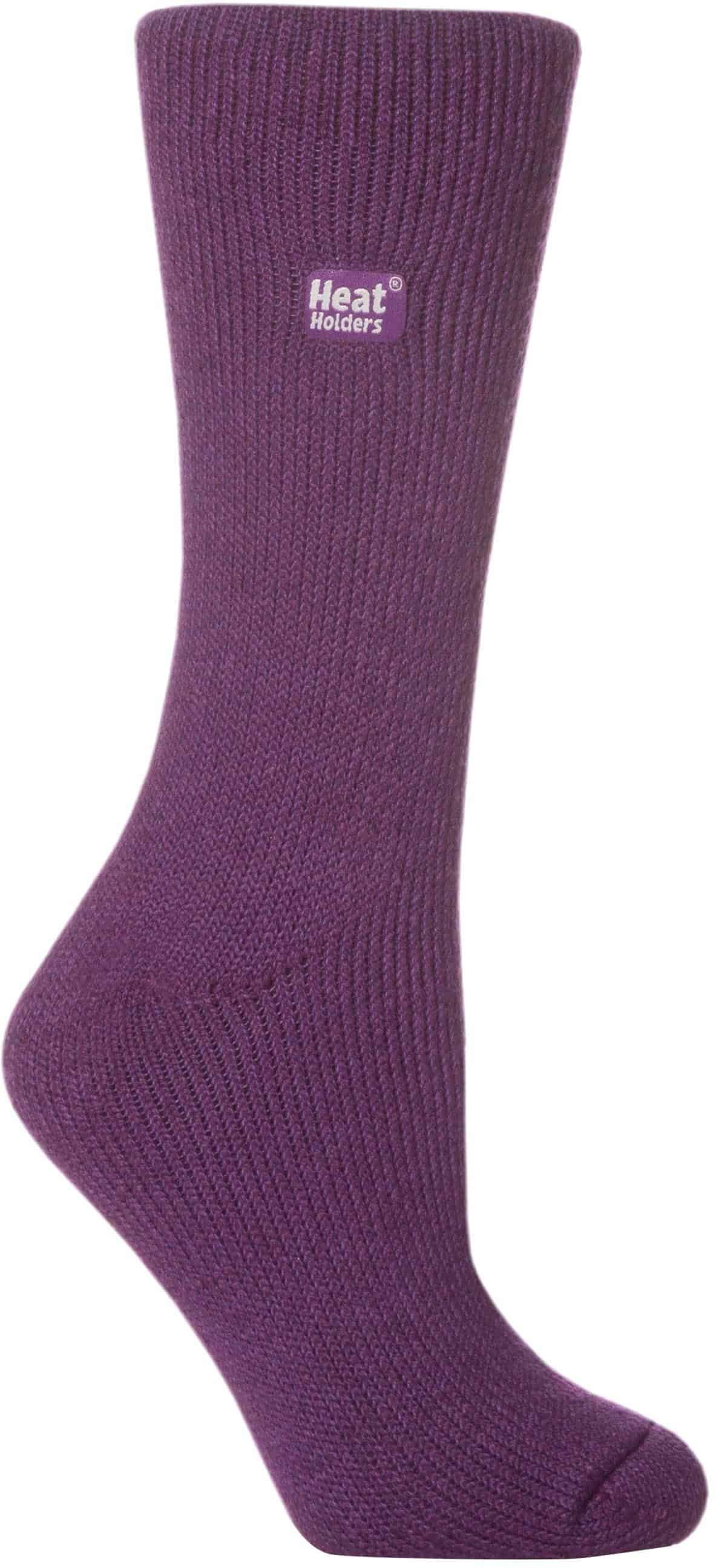 Heat Holders Damen-Thermosocken, einfarbig, für den Winter, warm, 48 UK