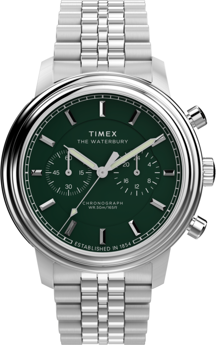 Timex Waterbury Metropolitan Herren Silberne Uhr TW2Y23600