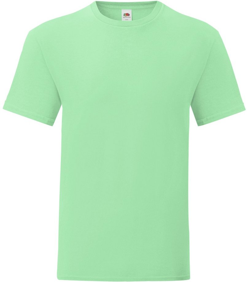 Fruit Of The Loom Herren T-Shirt Iconic (Neon Mint)