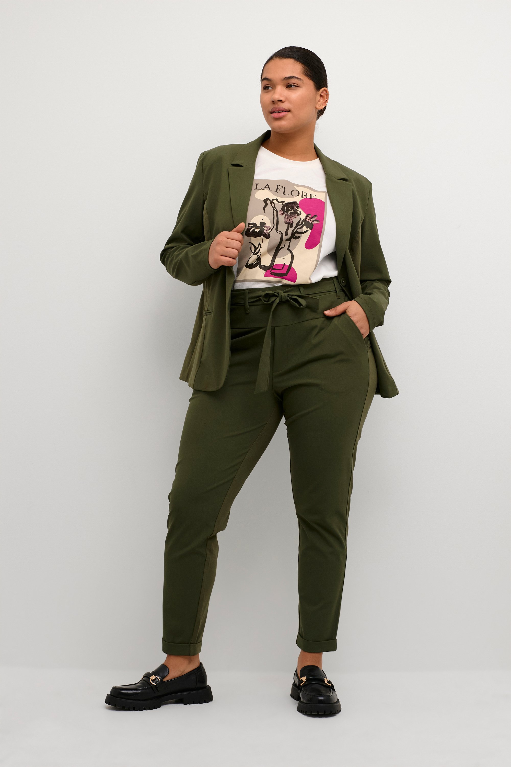 Hosenanzug Regulär Passform Traubenblatt green