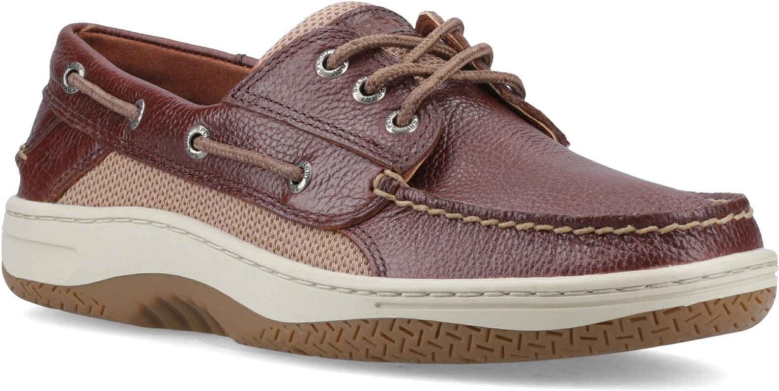 Sperry Billfish 3-Augen Leder Herren Bootsschuhe in Braun