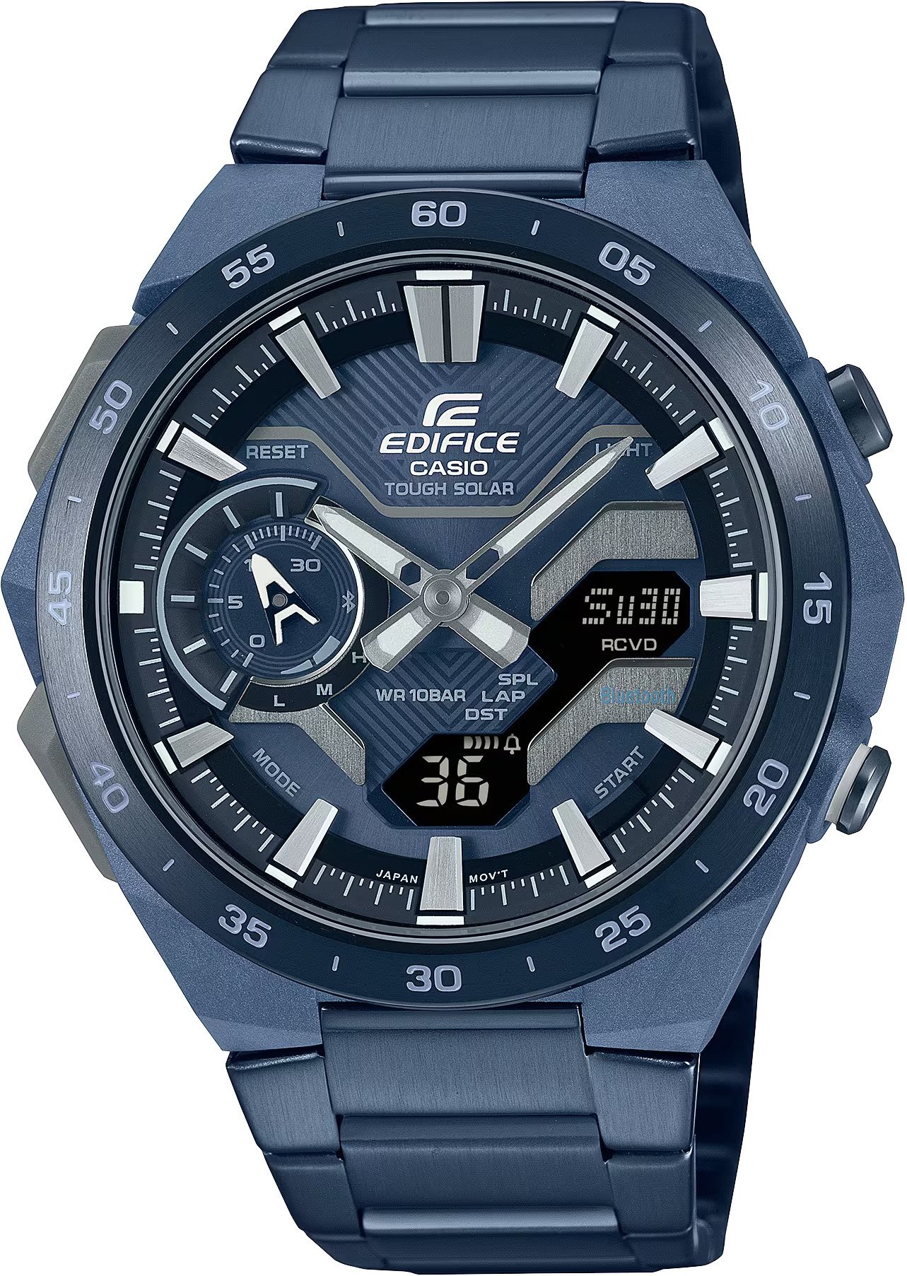 Casio Edifice Blau Herren Armbanduhr ECB-2200CB-2AEF