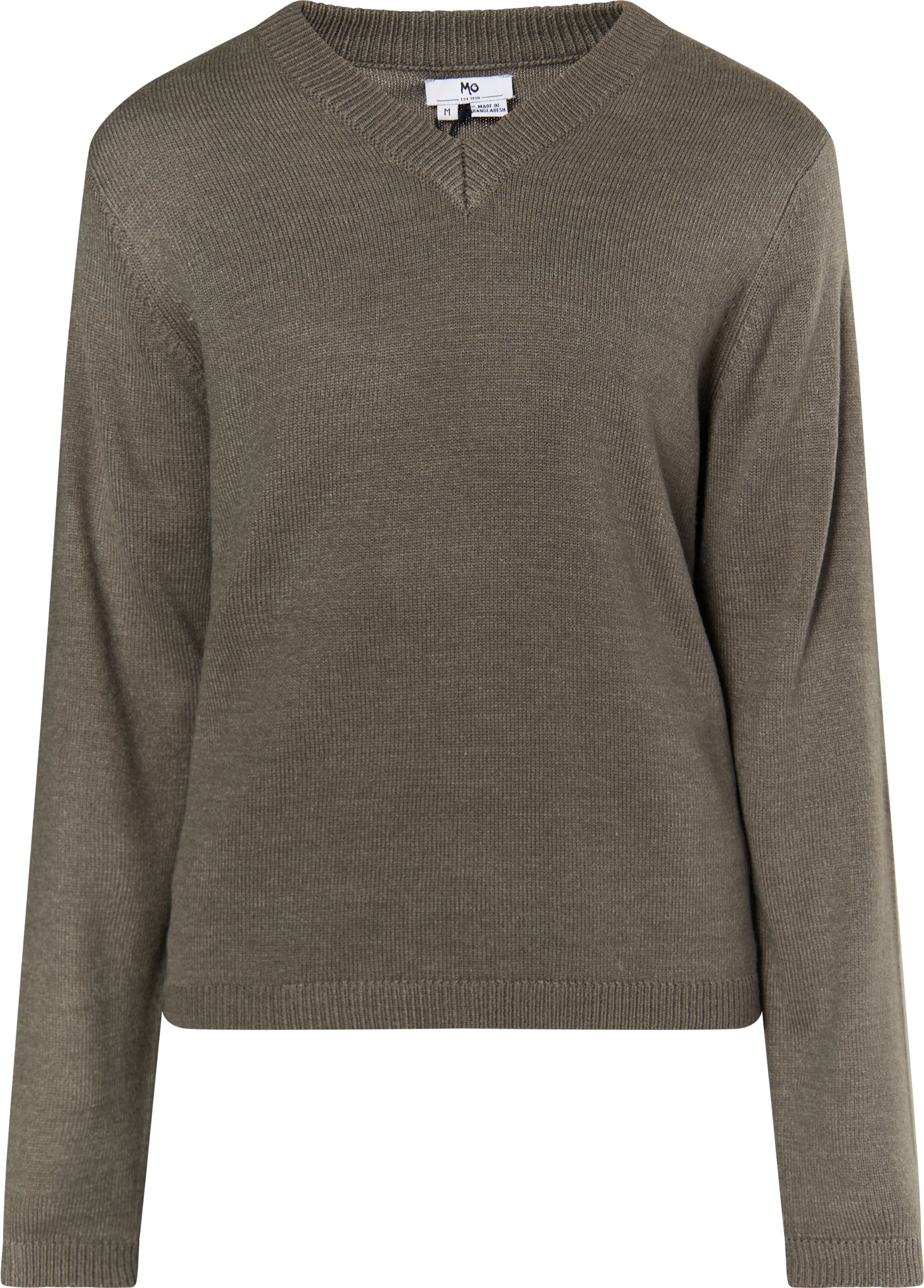 Mo Pullover Herren Hellgrau Melange