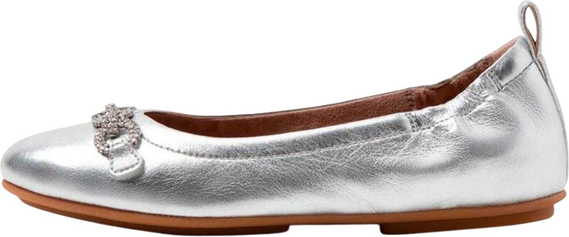 Fit Flop - "Allegro" Glitzer Ballerinas für Damen (Silber)