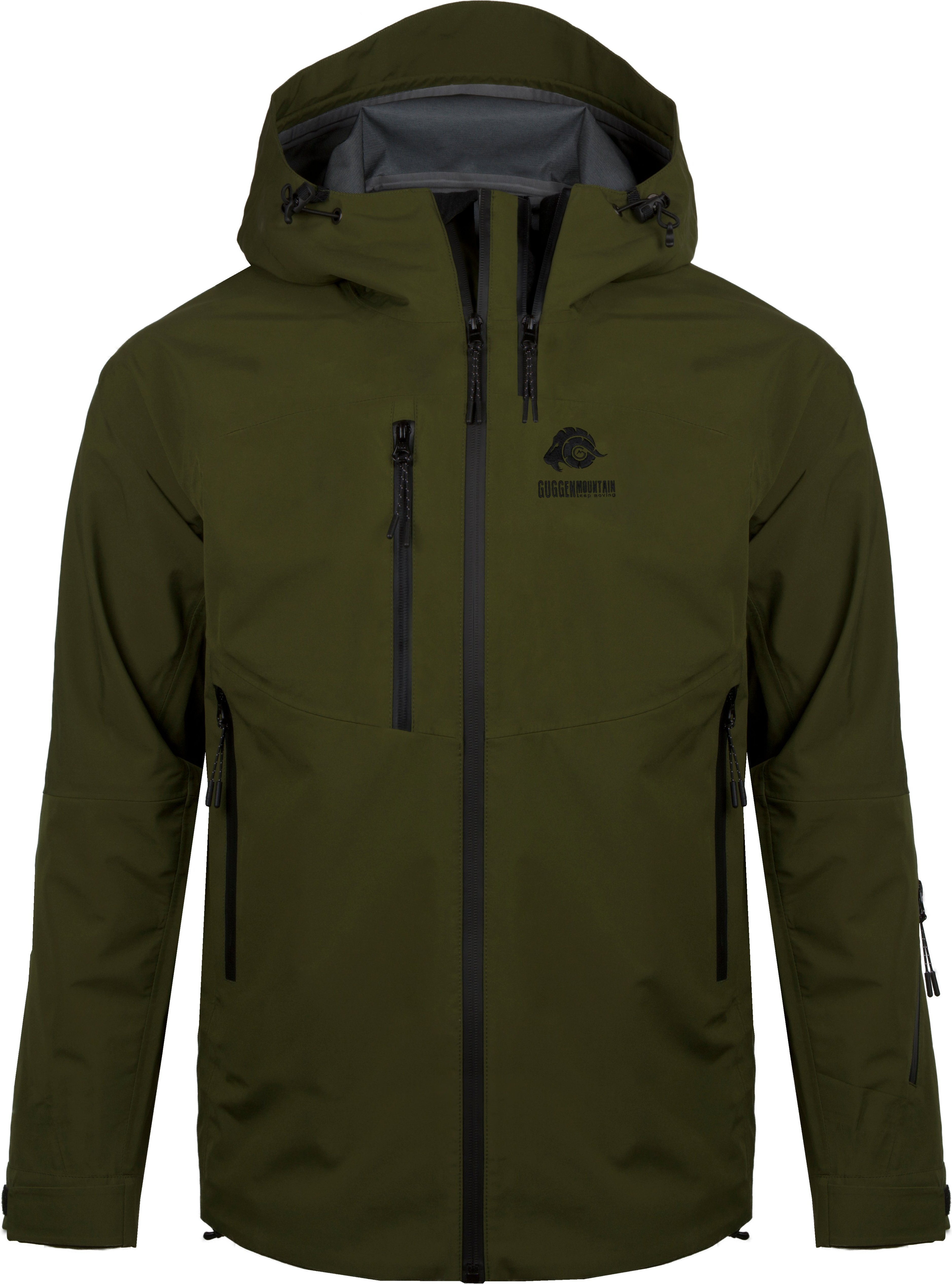 Thumbnail - Herren Wanderjacke 3-Lagen Hardshell Olive