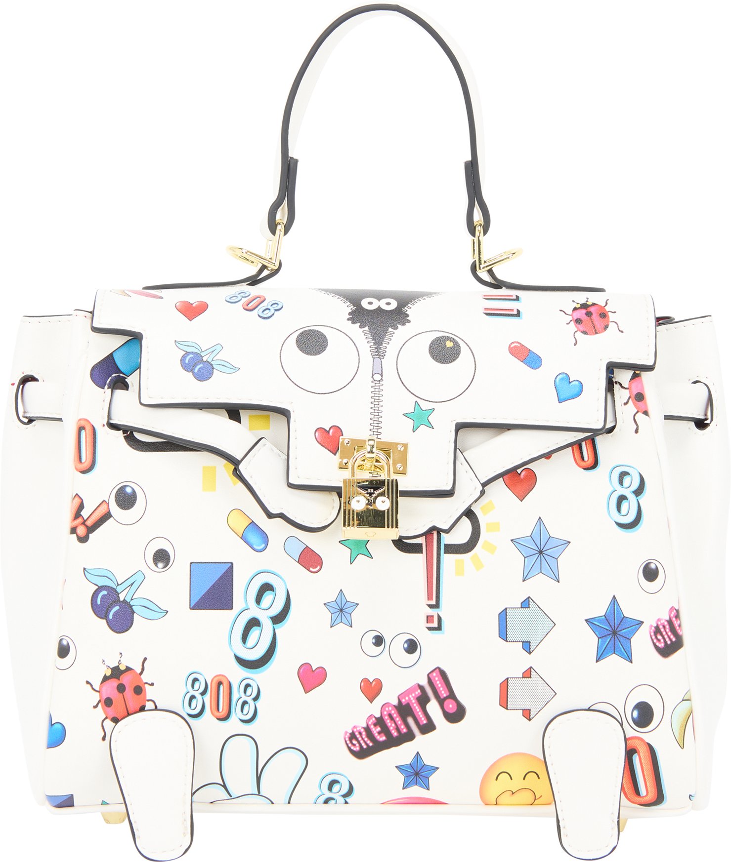 Mymo Klappentasche Klappentasche Frauen Weiß