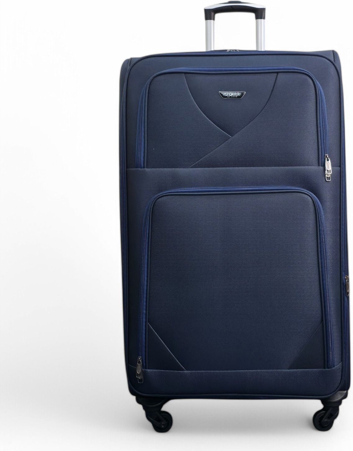 Weichschalen-Reisekoffer aus leichtem Nylon, extragroß, mit 4 Rädern